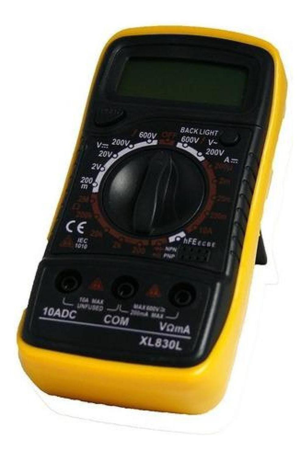 Multímetro Profesional Tester Pantalla Digital Lcd + Batería-4