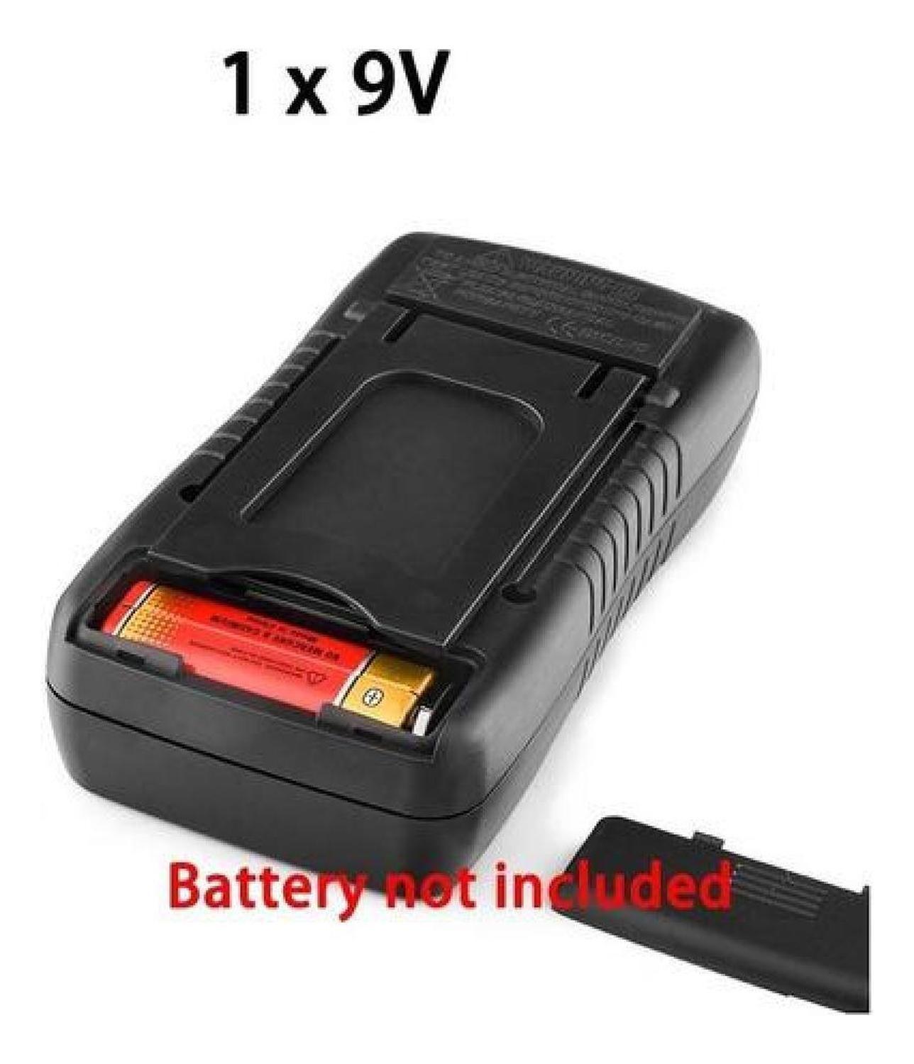 Multímetro Profesional Tester Pantalla Digital Lcd + Batería-5