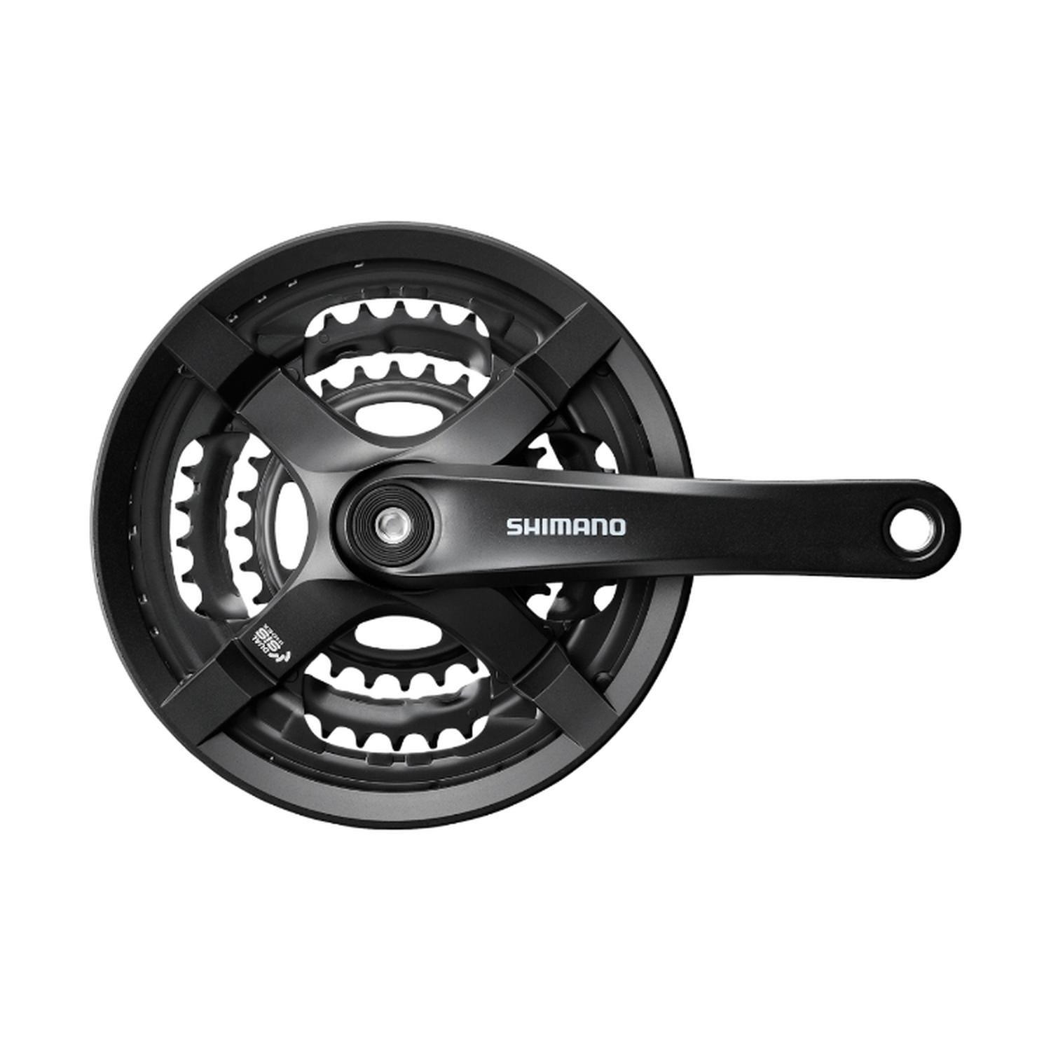 Volante Volantines Shimano Tourney FC-TY501 48x38x28T Bielas 175mm 6/7/8 Velocidades Eje Cuadrado Co-2