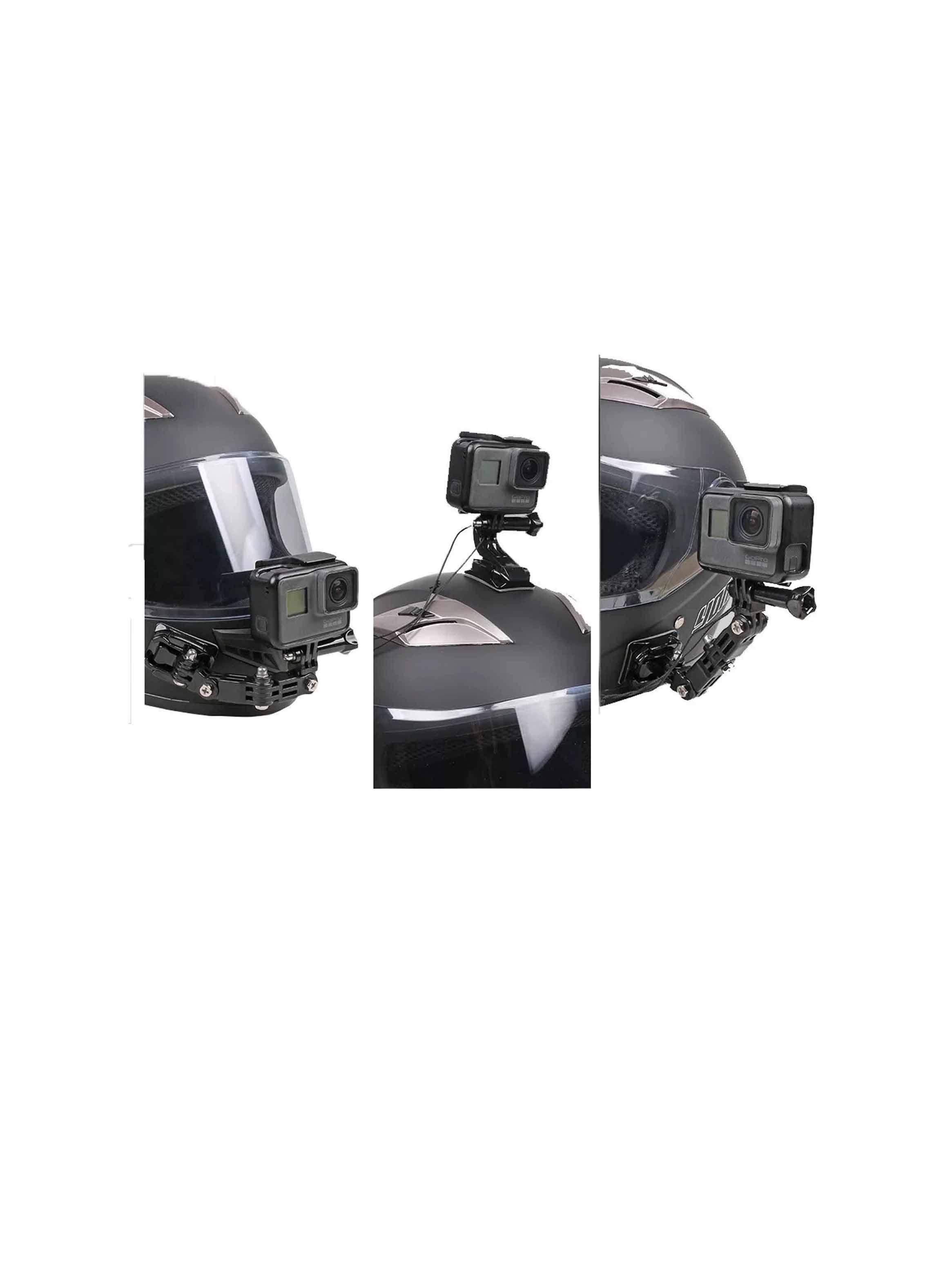 Soporte Gopro Frontal Y Lateral Para Casco De Moto-bicicleta-4