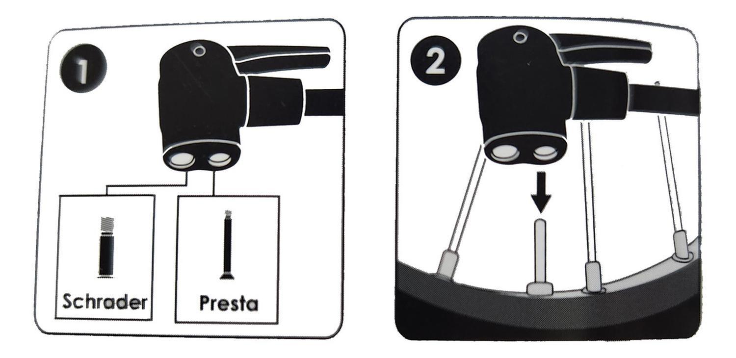 Bombín De Pie Beto 160 Psi Cmp-114 Manómetro Doble Válvula Negro-2