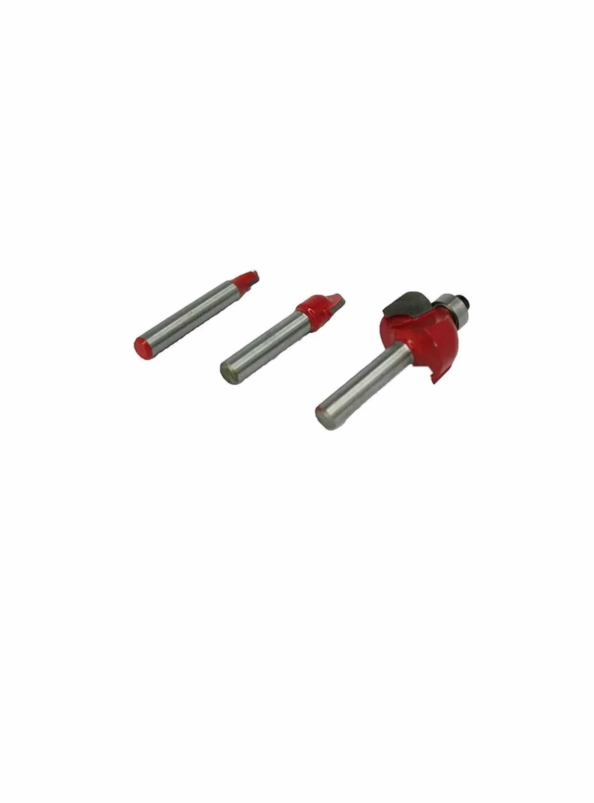 Juego De 15 Brocas Fresas Madera Router 1/4 Corte Desbaste-2