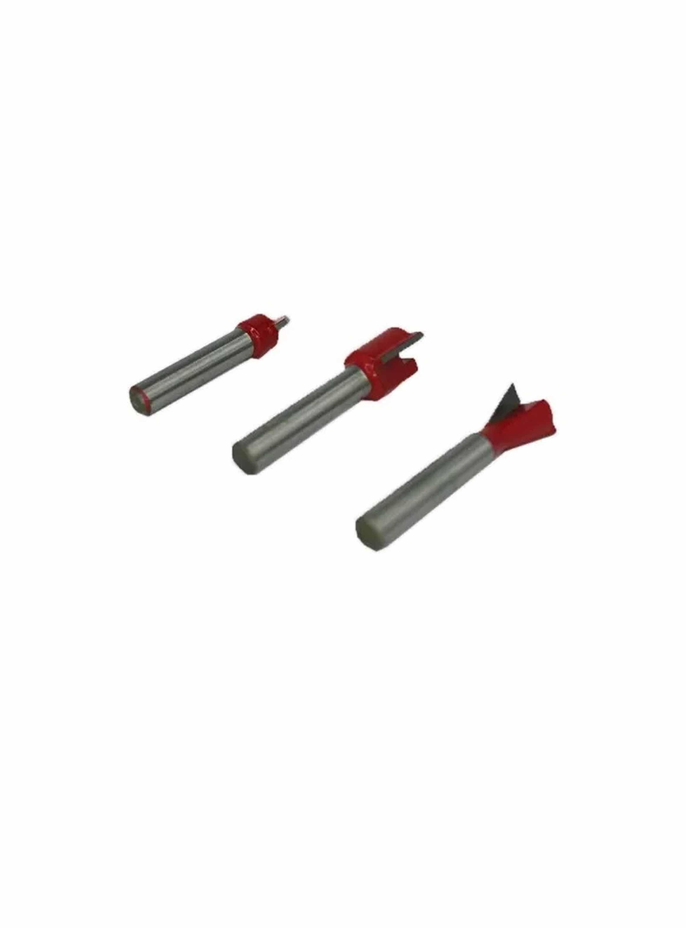 Juego De 15 Brocas Fresas Madera Router 1/4 Corte Desbaste-4