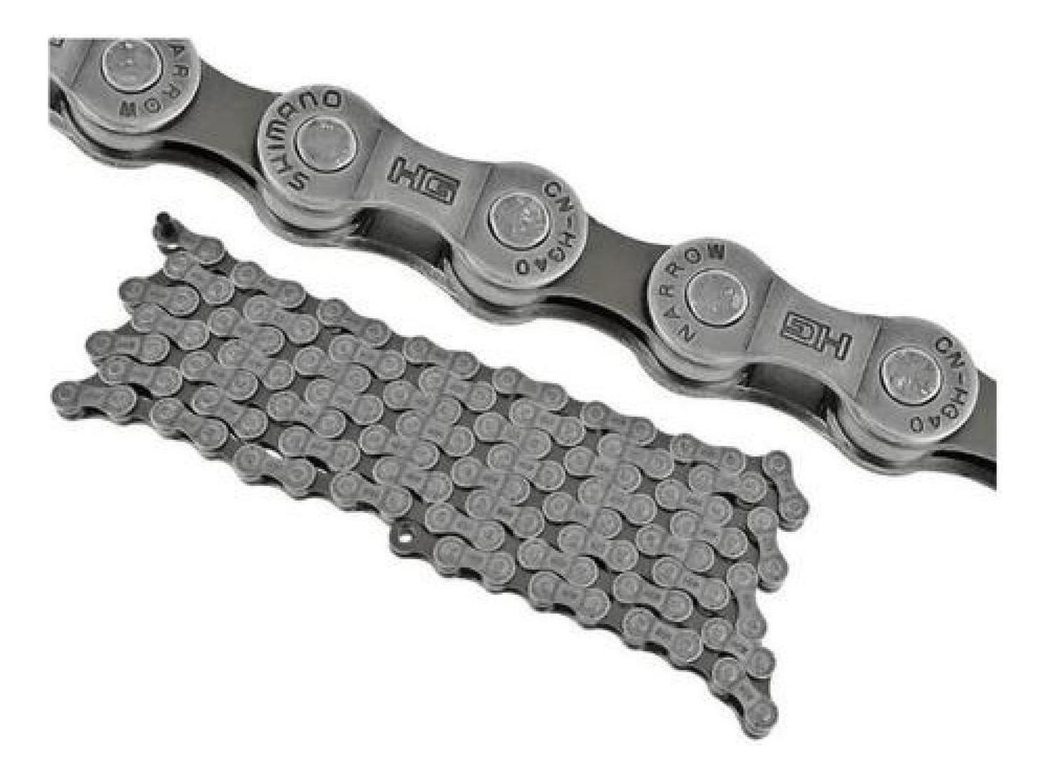 Cadena De Bicicleta Shimano Cn-hg40 116 Links 6, 7, 8 V Plateado-2