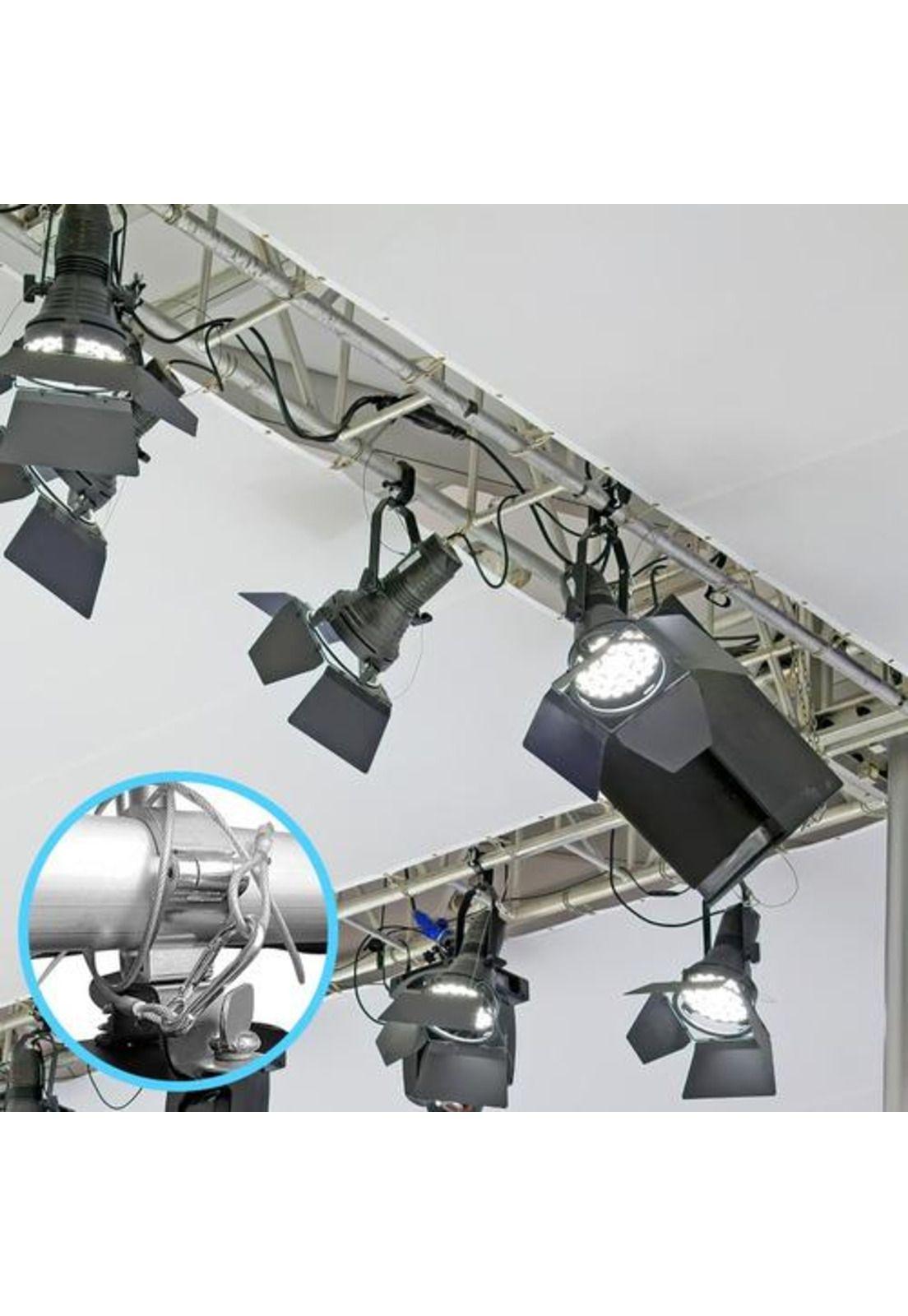 4 Cables Acero Recubierto 60kg Multifunción 1 Metro X 5mm-4