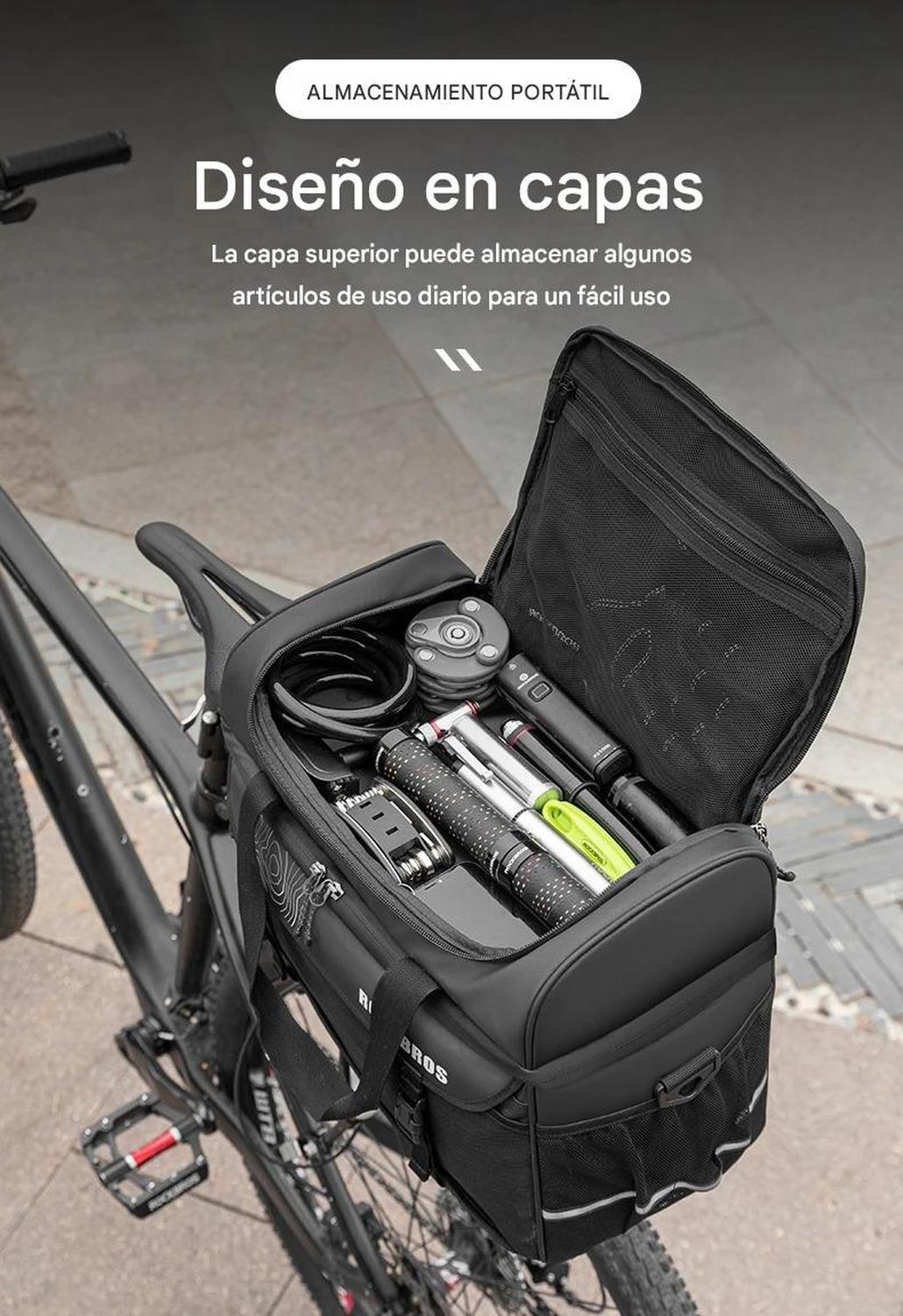 Bolso Térmico Bicicleta Parrilla Trasera Rockbros 11L-2