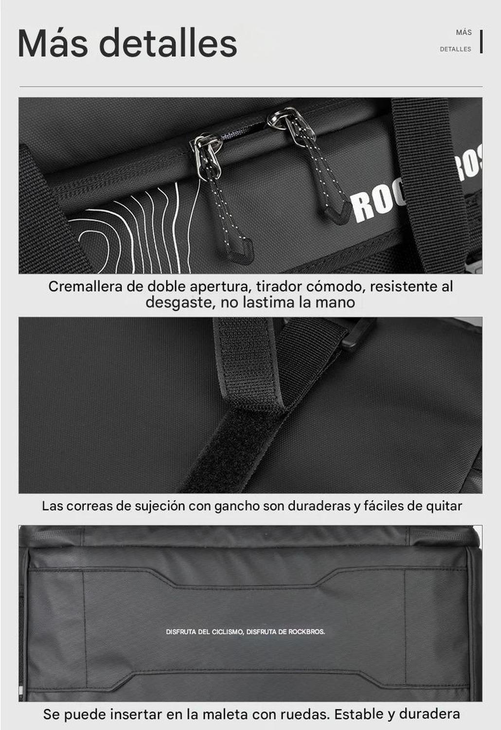 Bolso Térmico Bicicleta Parrilla Trasera Rockbros 11L-4