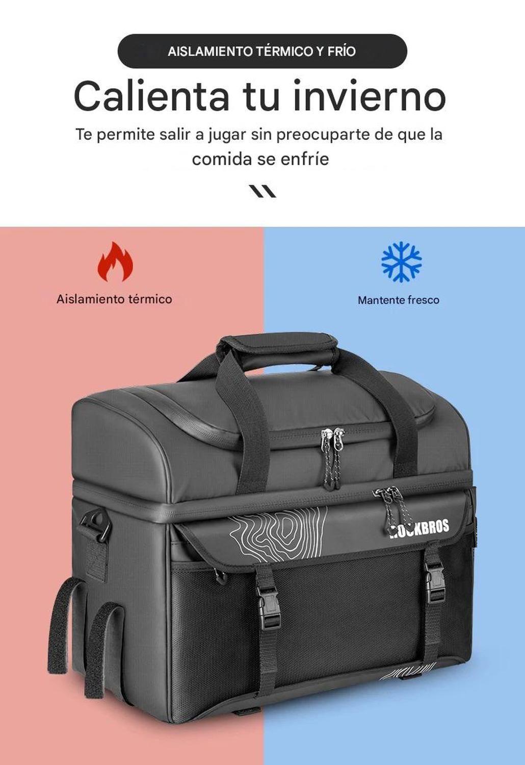 Bolso Térmico Bicicleta Parrilla Trasera Rockbros 11L-5