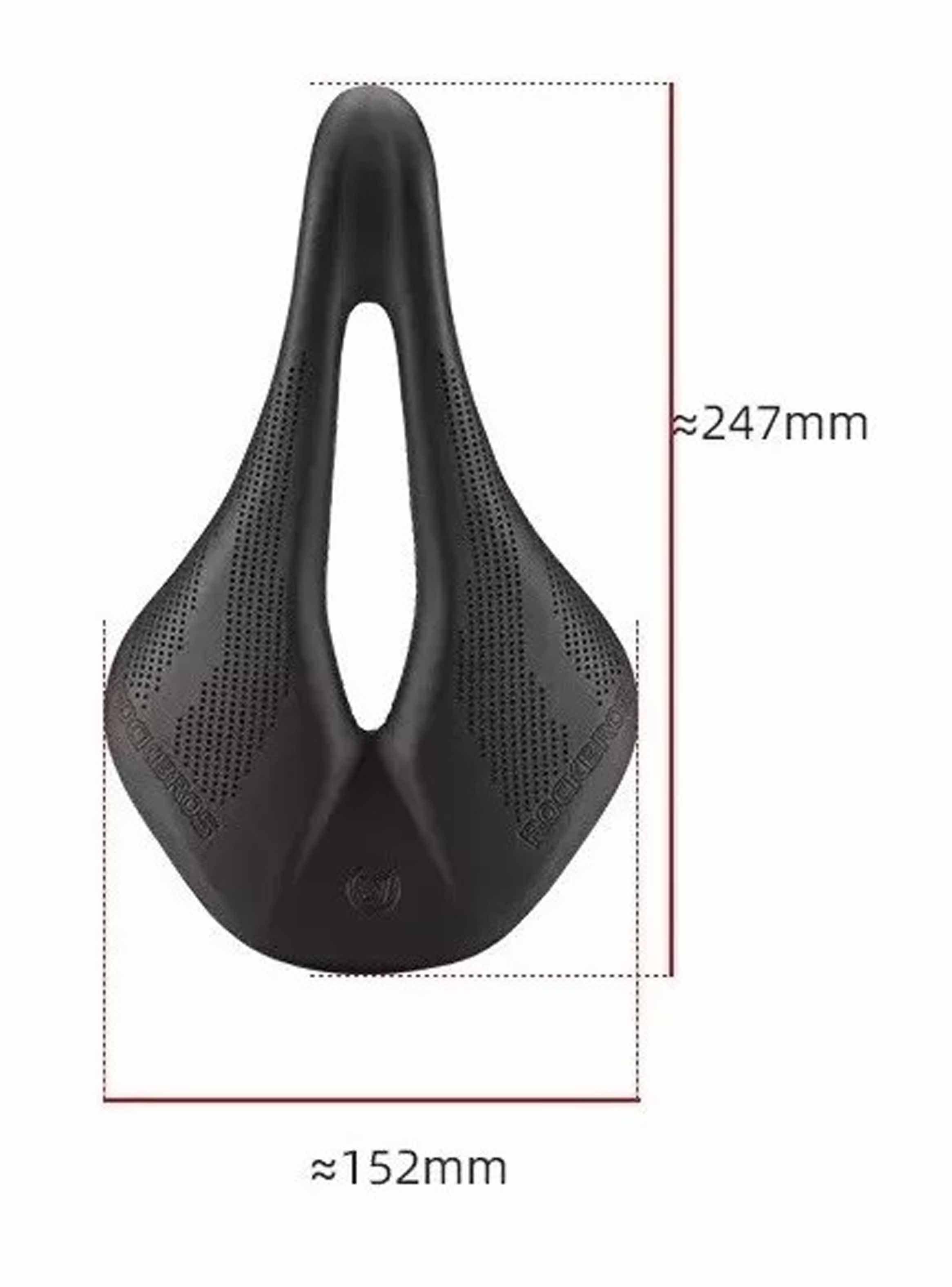 Sillín Antiprostático Carbono Ultra Liviano Ancho Bicicleta-2