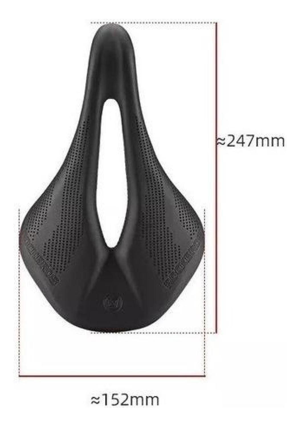 Sillín Antiprostático Carbono Ultra Liviano Ancho Bicicleta-6