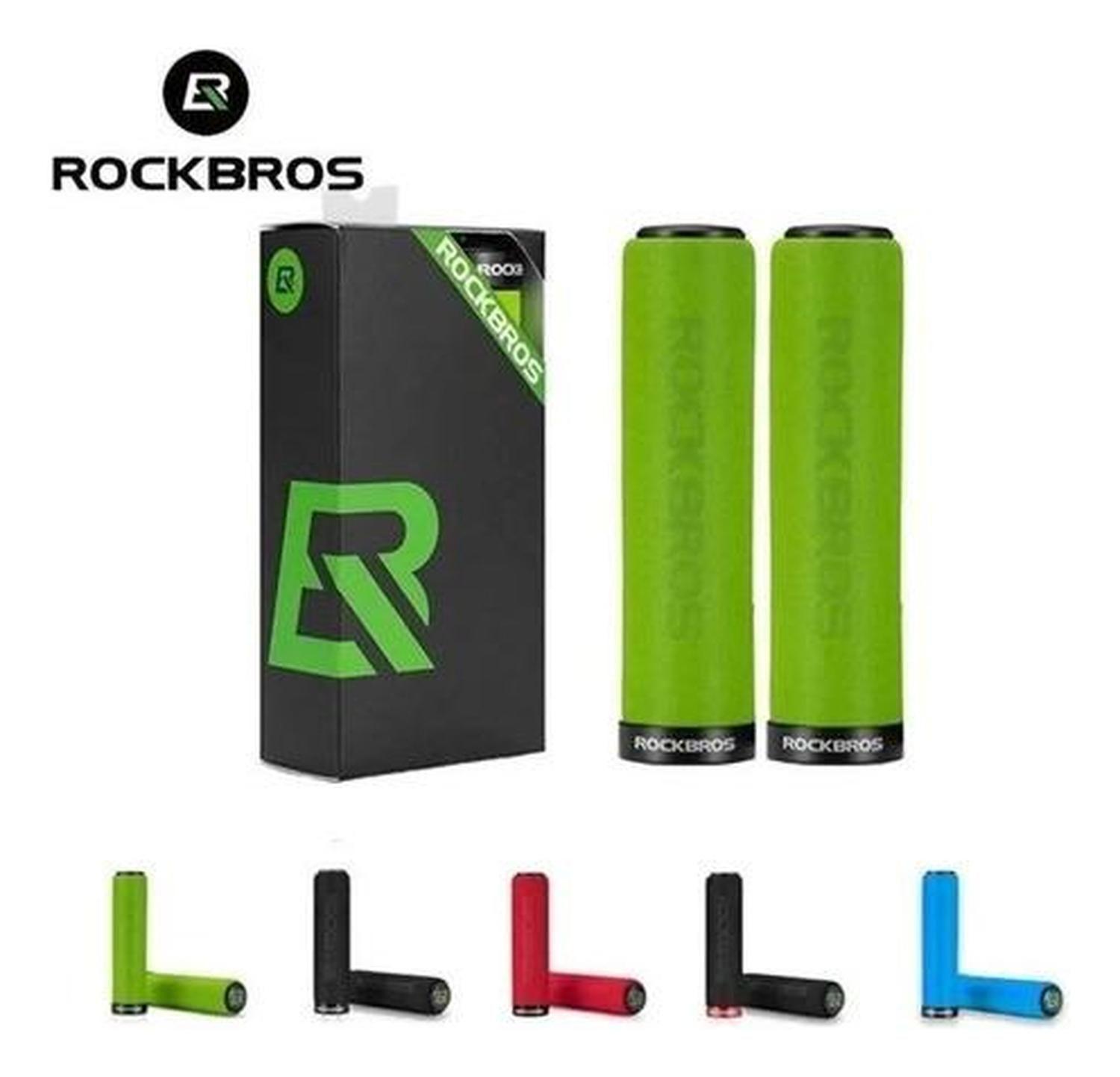 Puños Rockbros Con Lock Bicicleta Mtb Bmx Grips Empuñadura-3