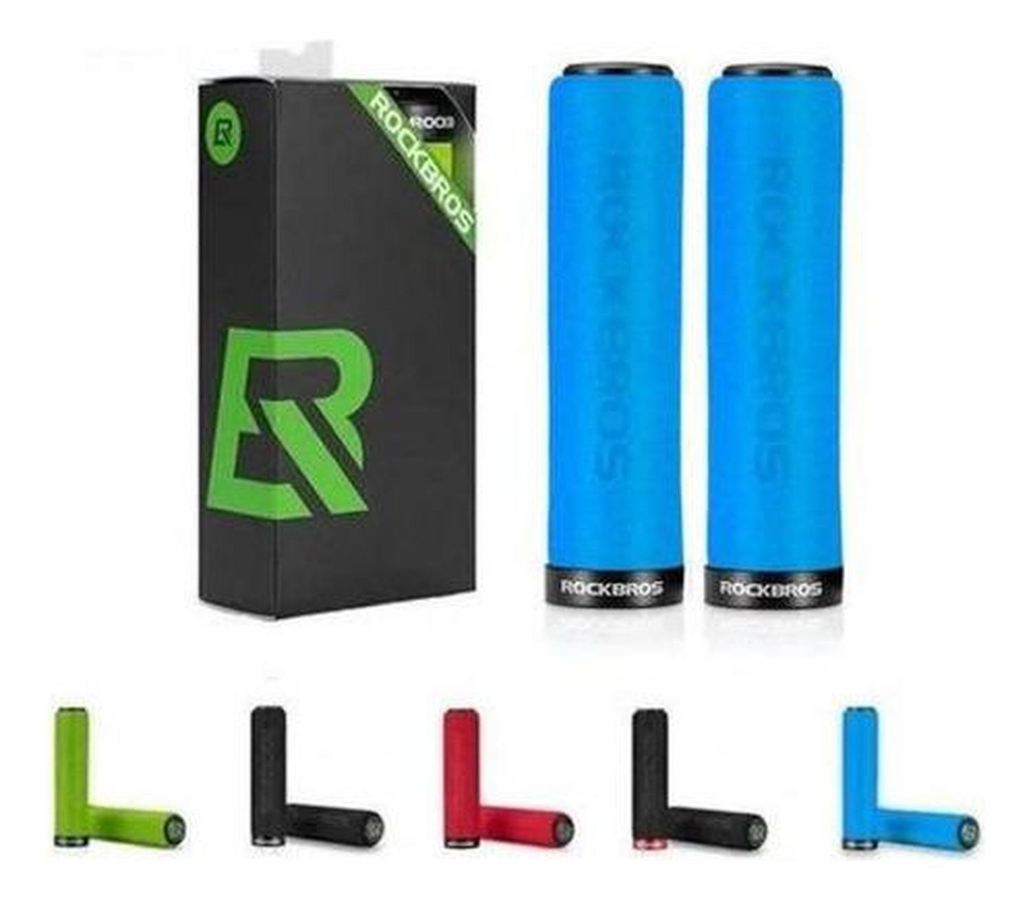 Puños Rockbros Con Lock Bicicleta Mtb Bmx Grips Empuñadura-6