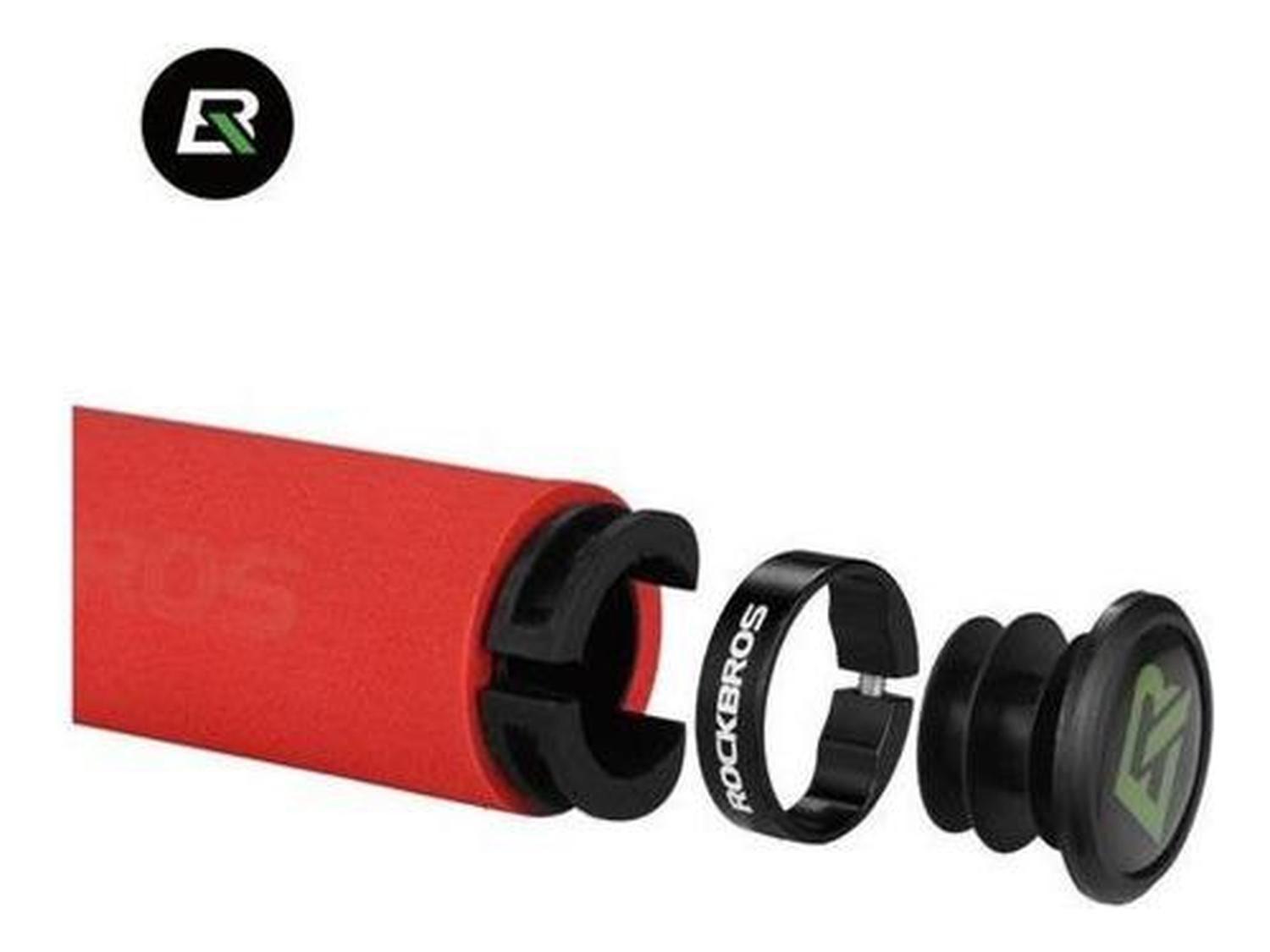 Puños Rockbros Con Lock Bicicleta Mtb Bmx Grips Empuñadura-9
