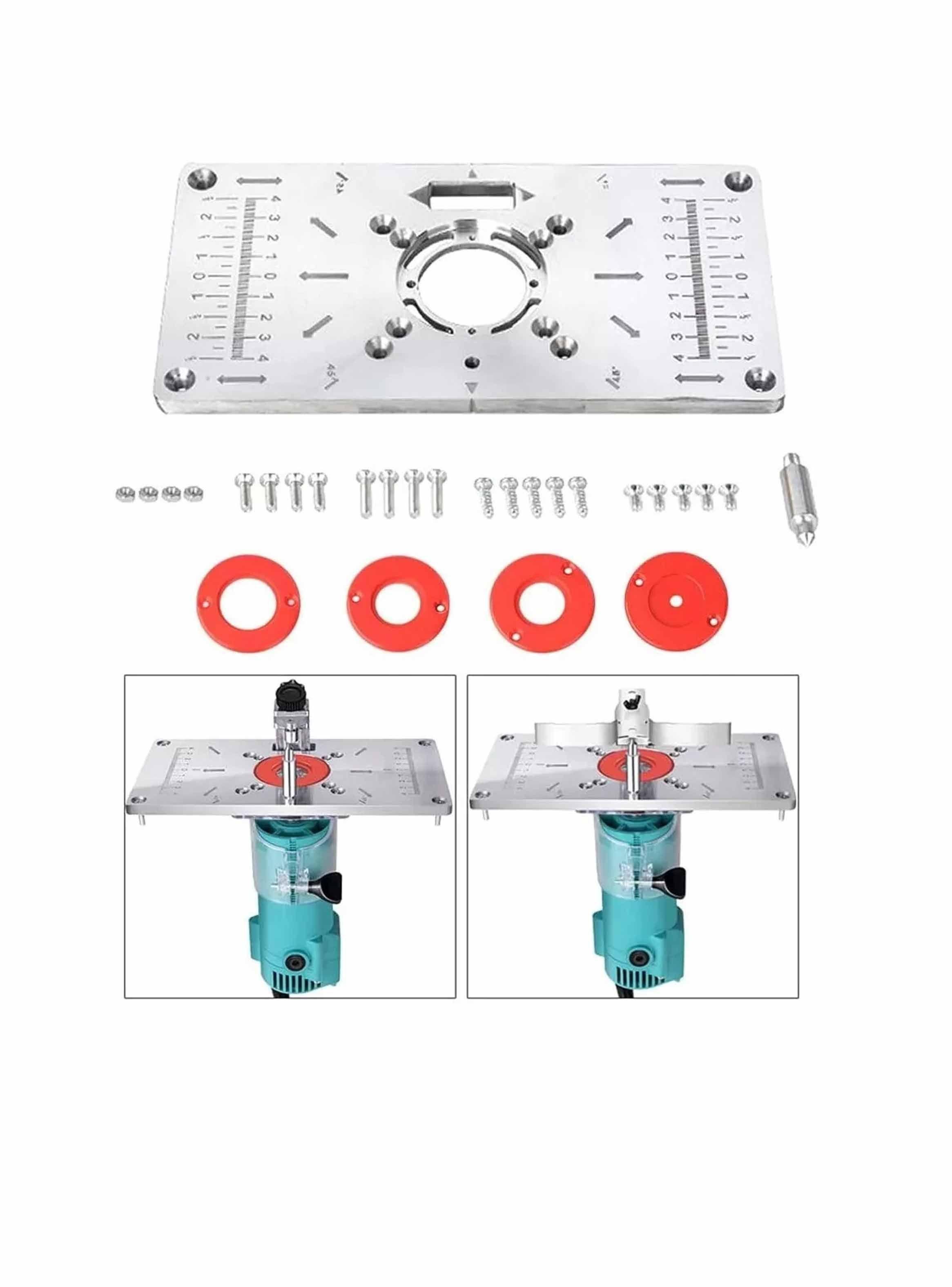Placa De Inserción Router Para Mesa Fresadora Multifunción-1