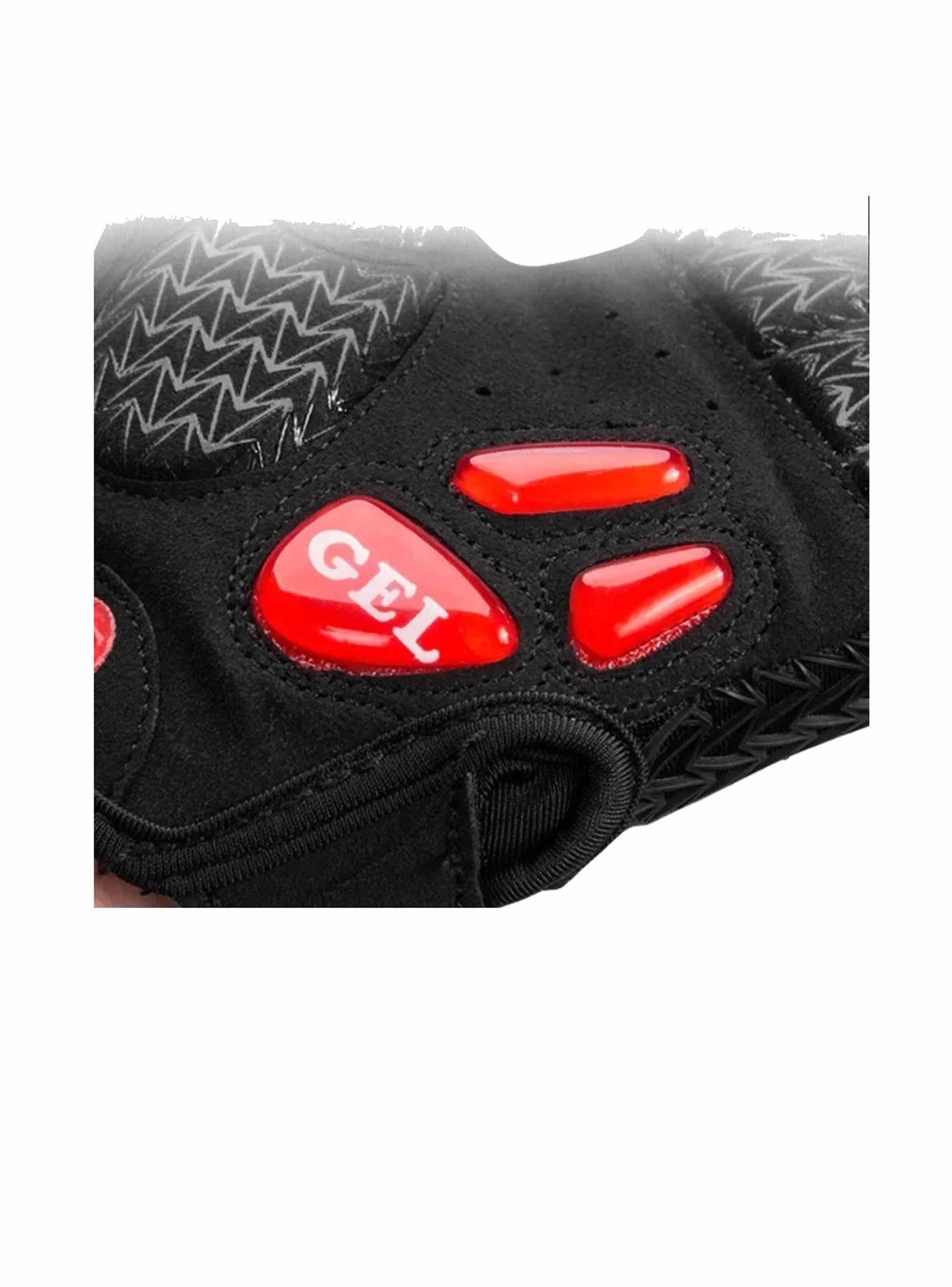 Guantes Con Gel Rockbros, Mtb Ruta Sin Dedos Bicicleta-3
