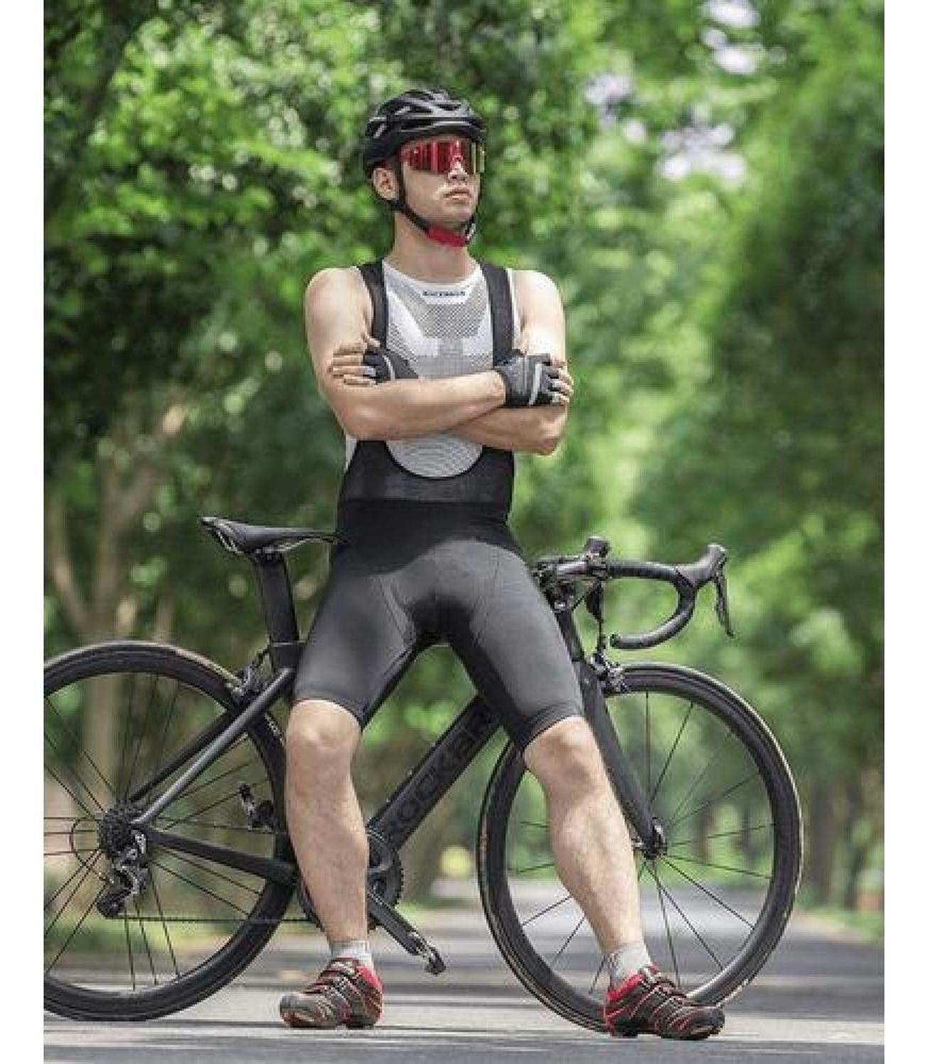 Calza De Ciclismo Rockbros Acolchada Con Tirantes, Bicicleta-2