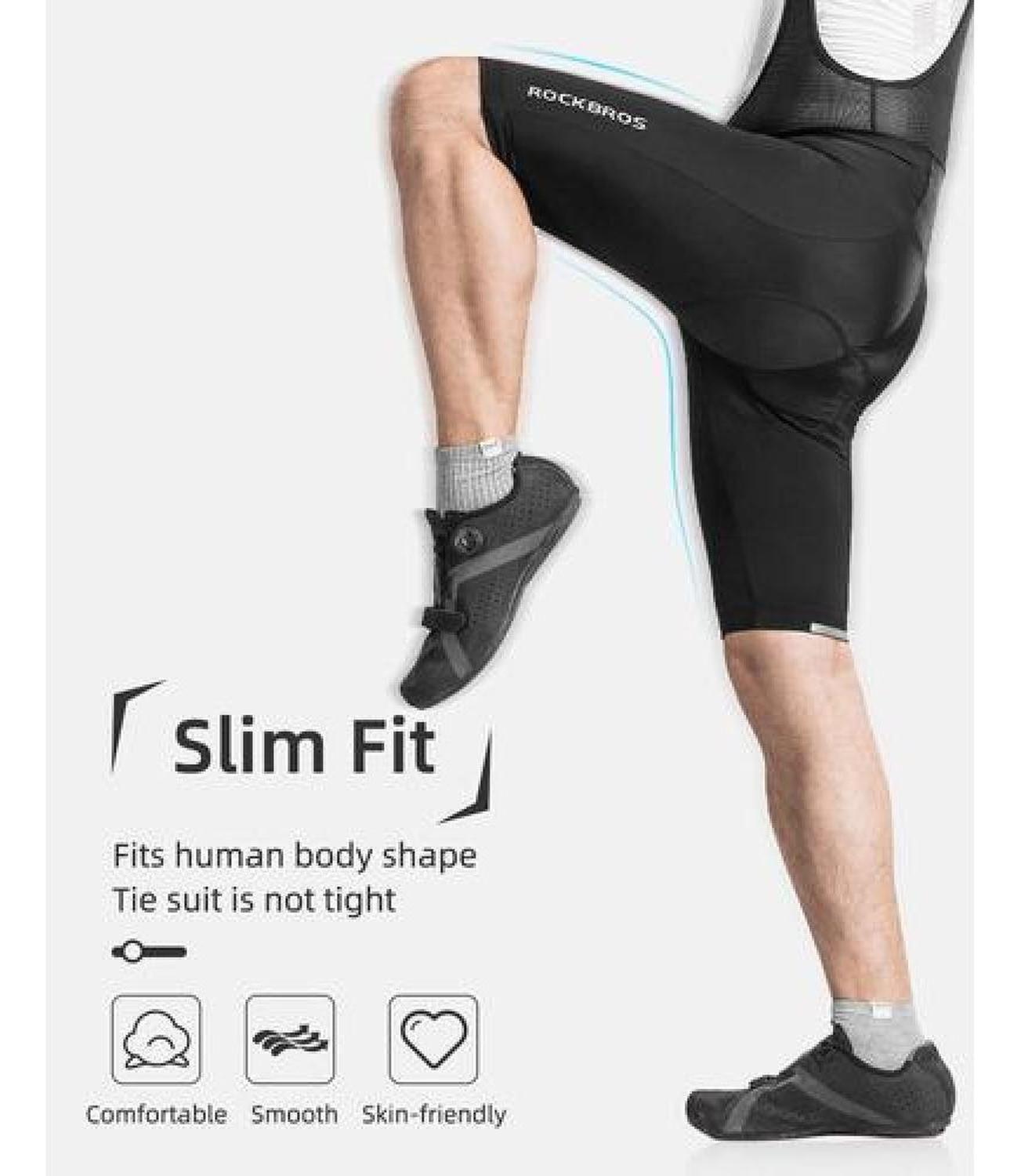 Calza De Ciclismo Rockbros Acolchada Con Tirantes, Bicicleta-3