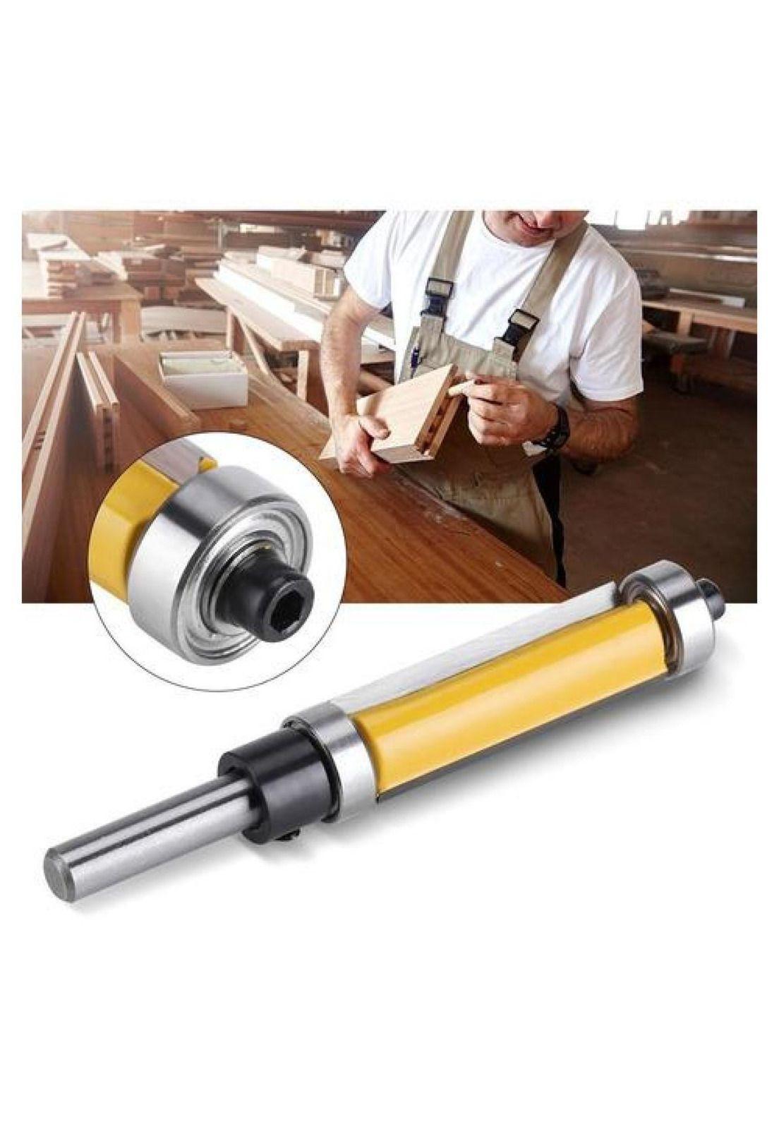 Fresa Copiadora Para Router 1/4 Doble Rodamiento Tallado-7