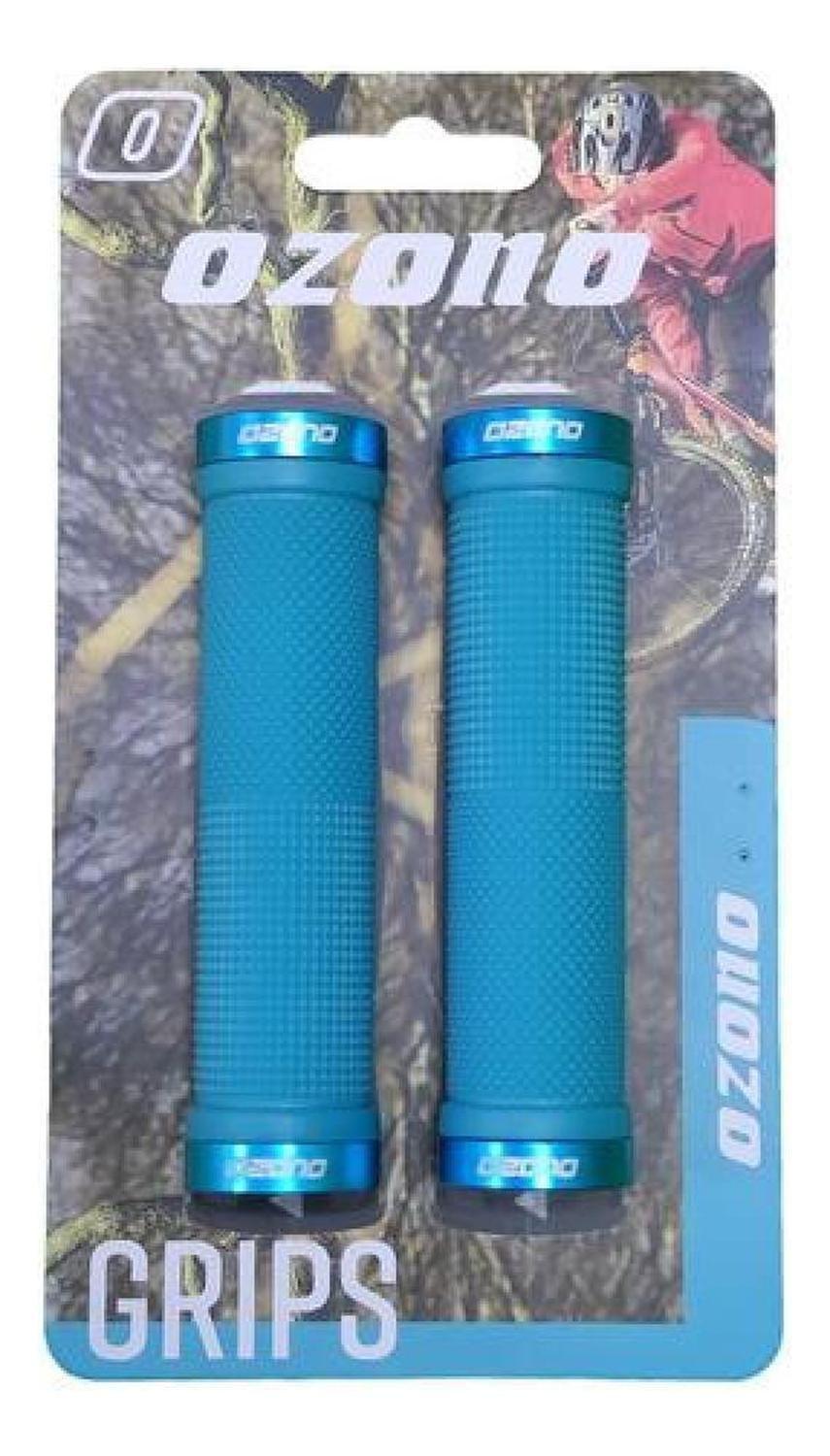Puños Ozono Bicicleta Doble Lock Grip Manillar Mtb-1