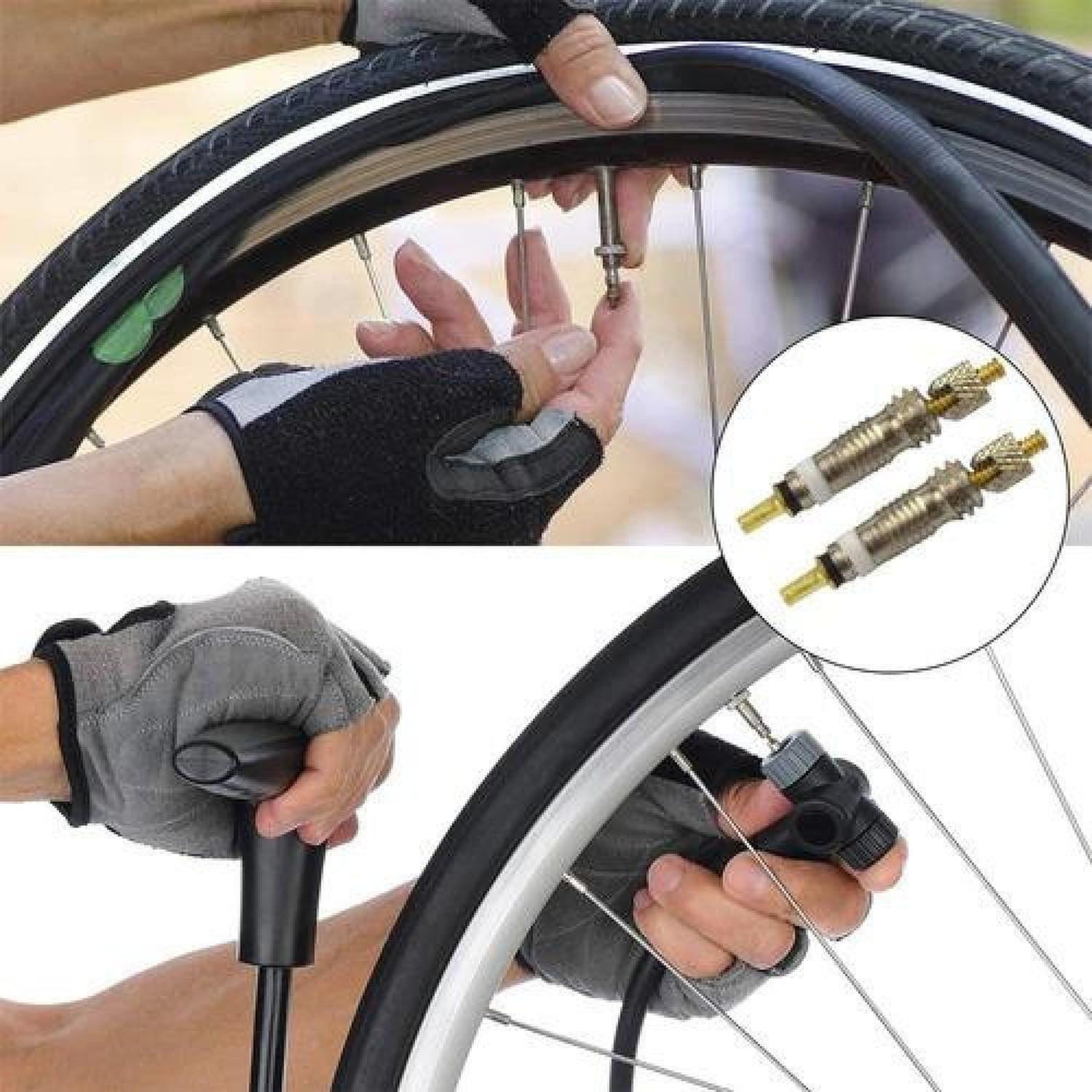 Pack 2 Obús Repuesto Núcleo Válvula Presta De Bicicleta-4