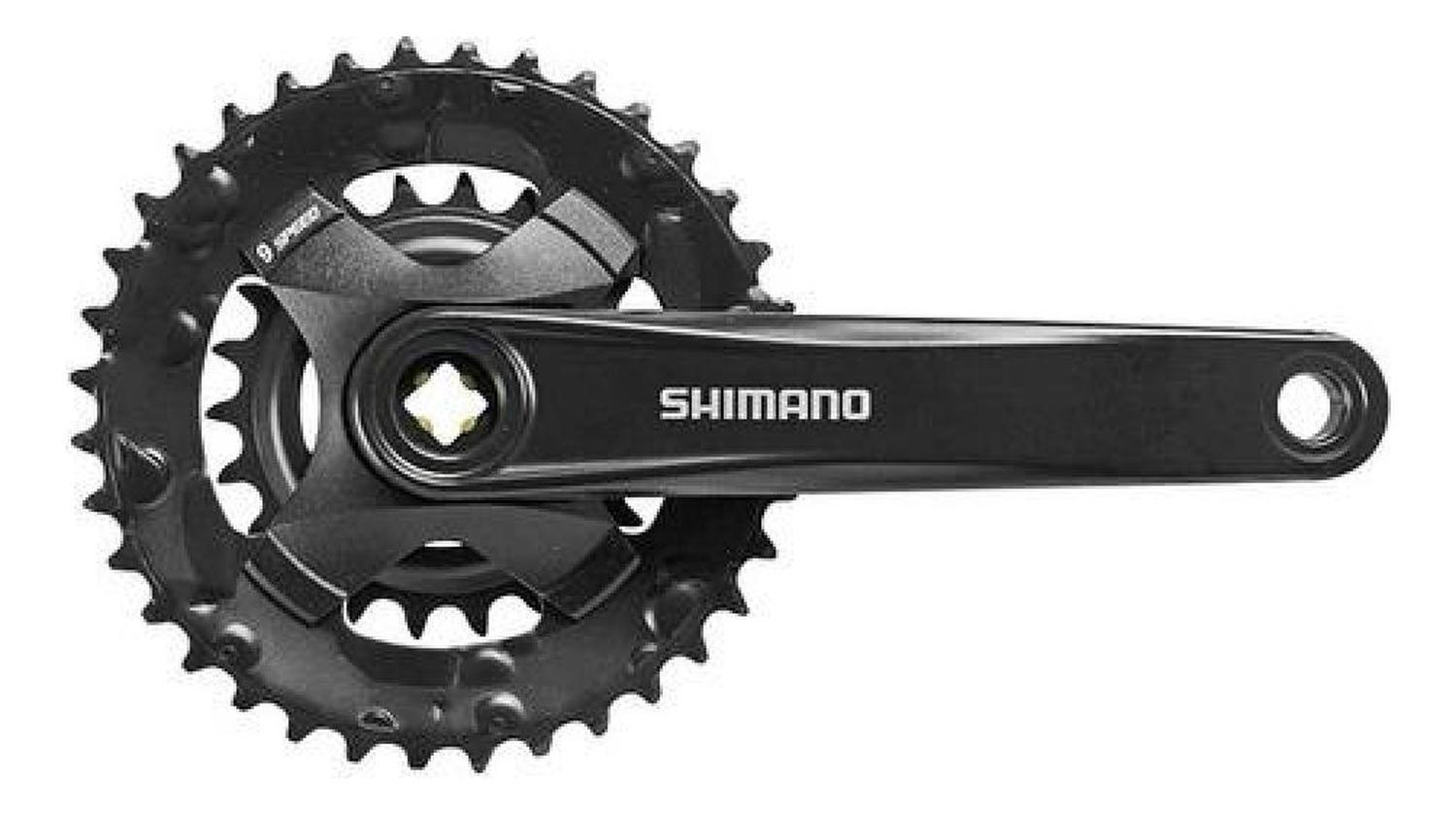 Volante Y Biela Shimano 2x9 Vel. 36-22 Tt Fc-mt101-2 Mtb-2
