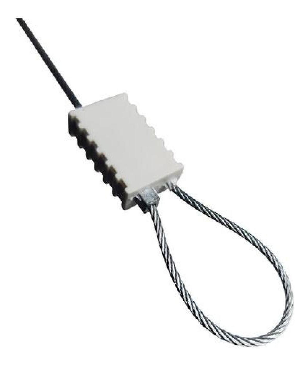 Brida Sello De Seguridad Cable Acerado Con Bloqueo Engranaje - Amarillo-4