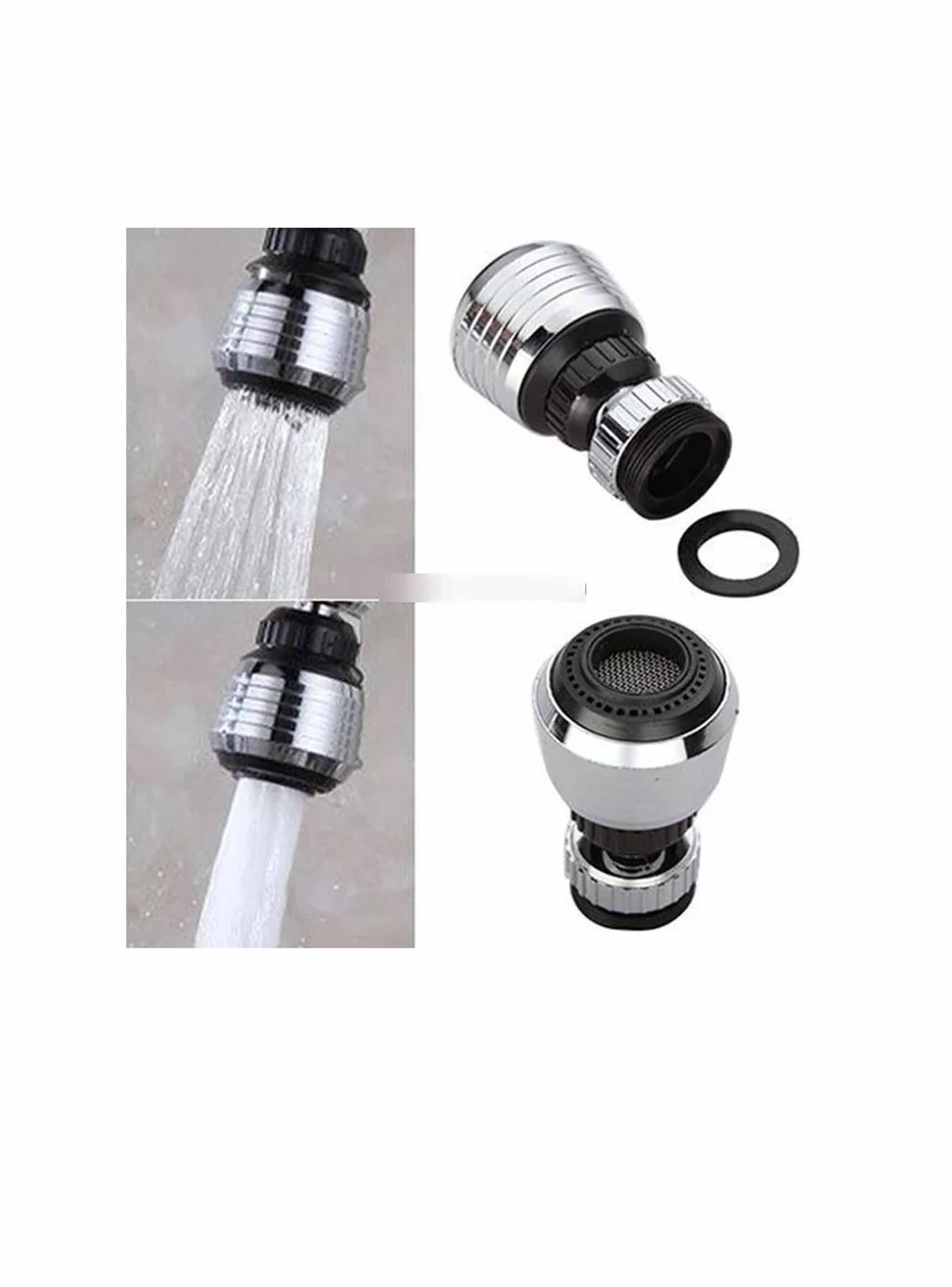 Boquilla Giratoria De Acero Inoxidable Llave Lavaplatos Baño-4
