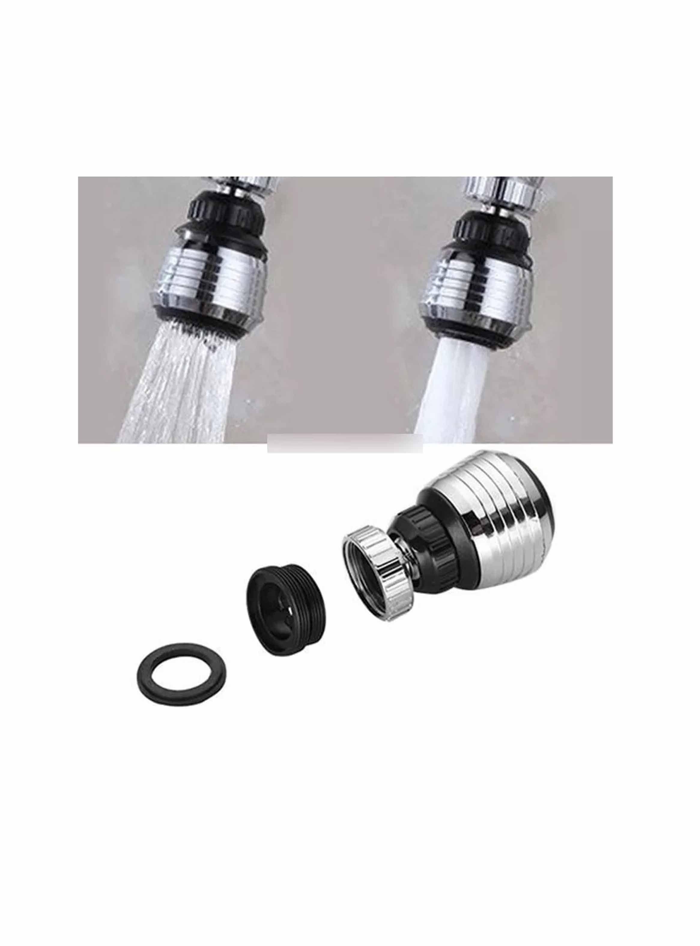Boquilla Giratoria De Acero Inoxidable Llave Lavaplatos Baño-3
