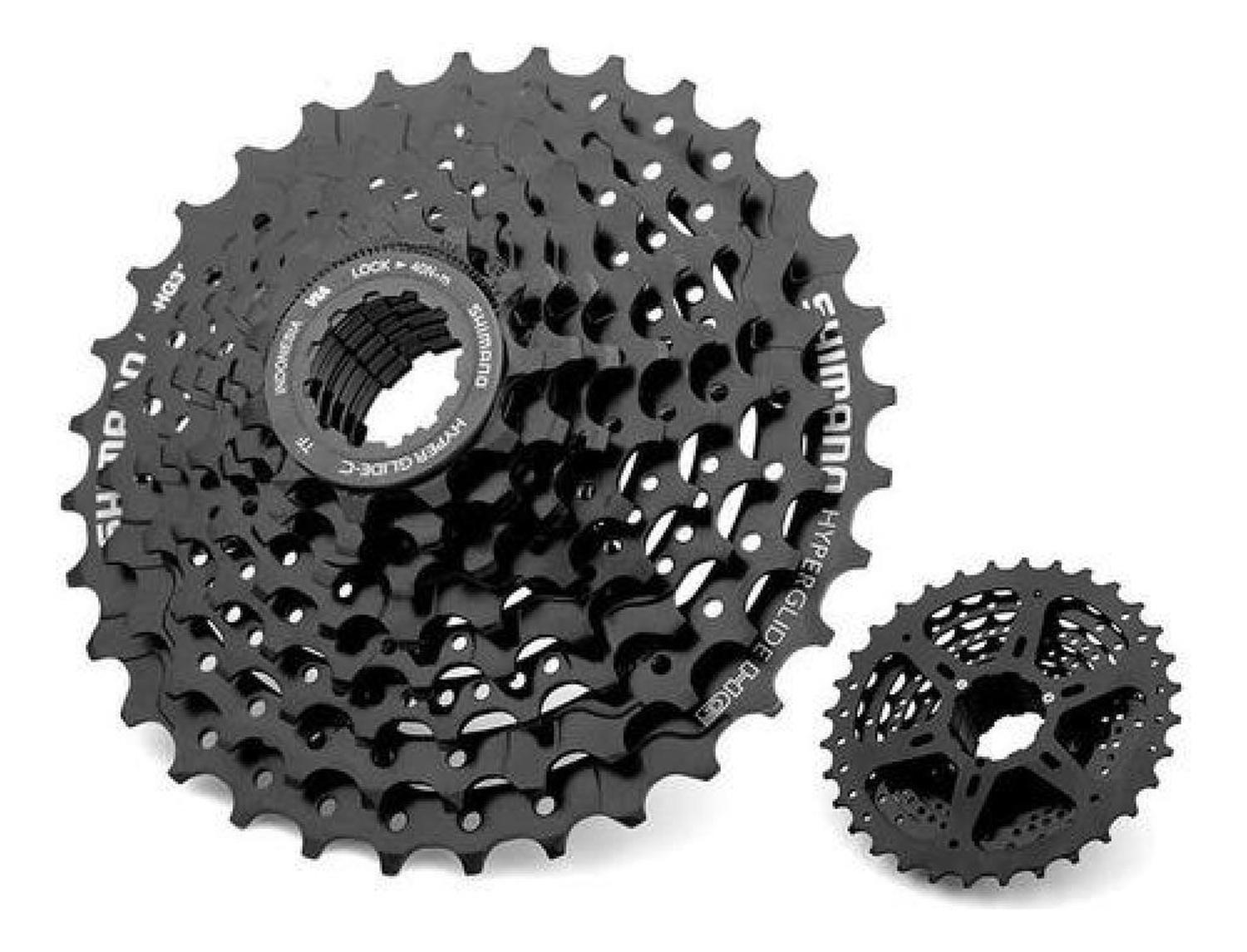 Piñon Shimano Cassete 8v (11-30d) Cs-hg31 Serie Altus Mtb - Negro - 11 - 30-2