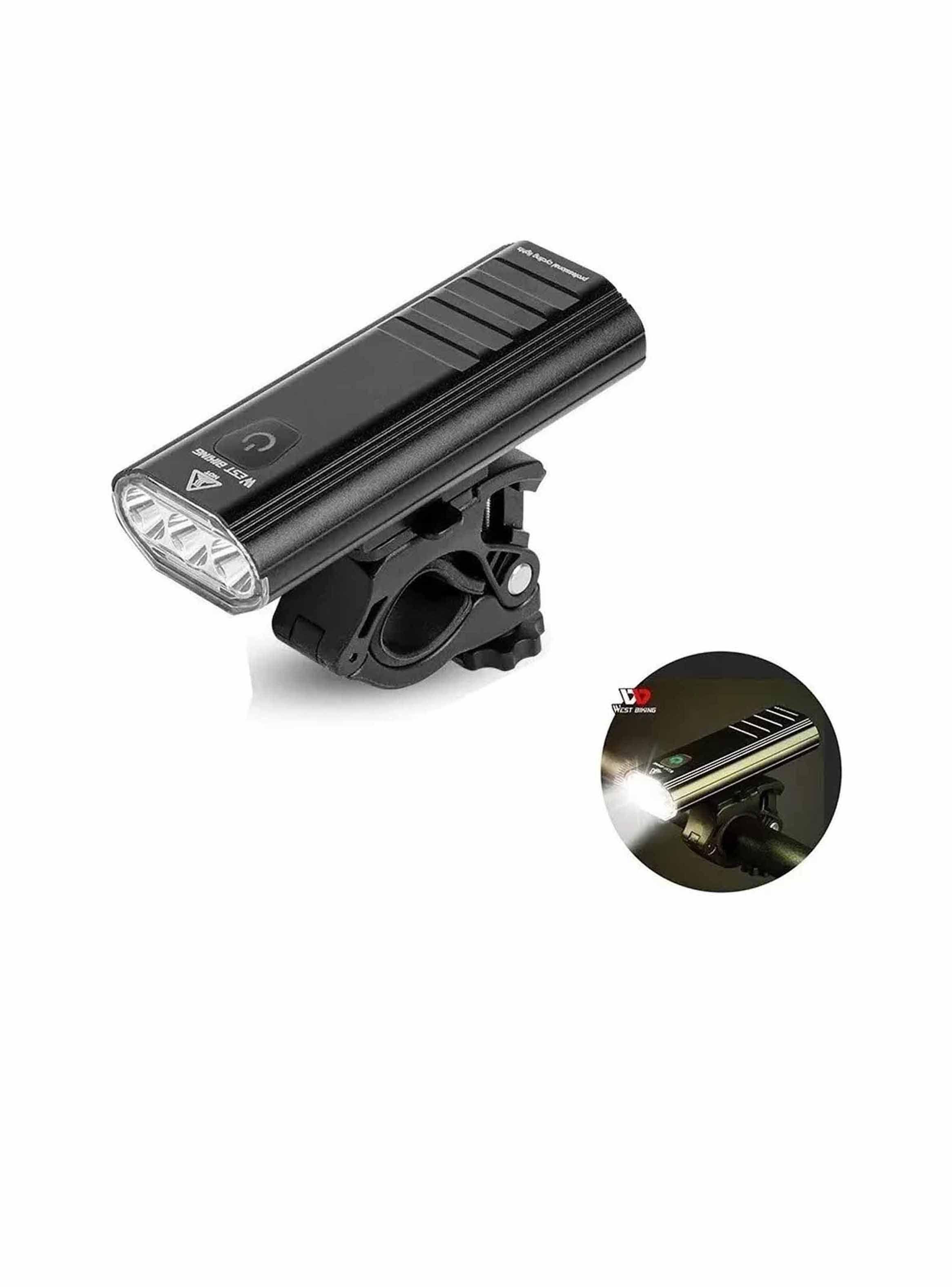 Luz Potente Mtb Nocturno Y Caminos Rurales 1200 Lm Bicicleta-0