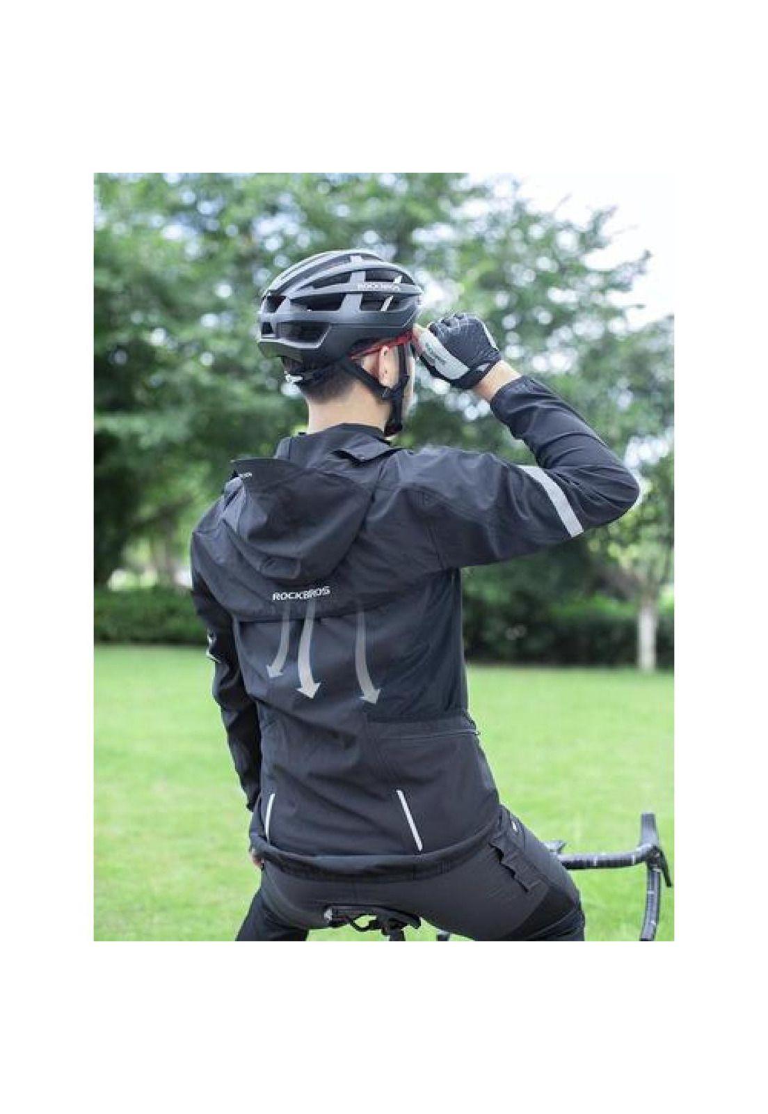 Cortavientos Rockbros Con Mangas Extraíbles 2 En 1 Bicicleta-3