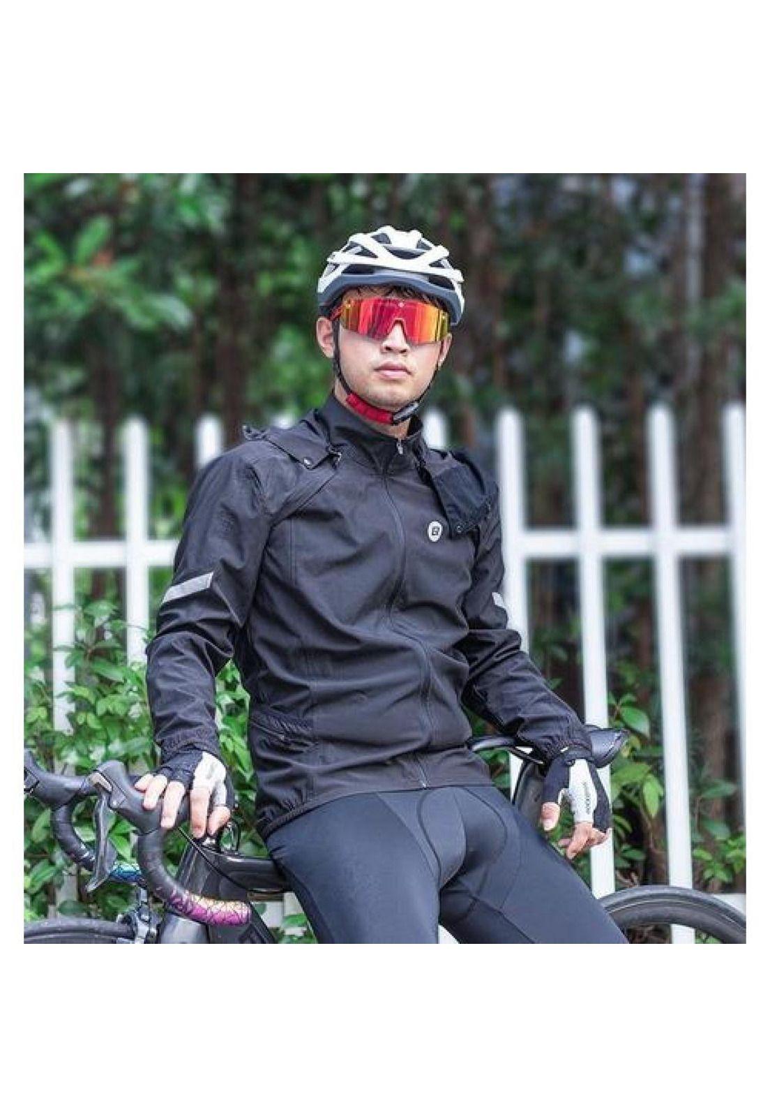 Cortavientos Rockbros Con Mangas Extraíbles 2 En 1 Bicicleta-4