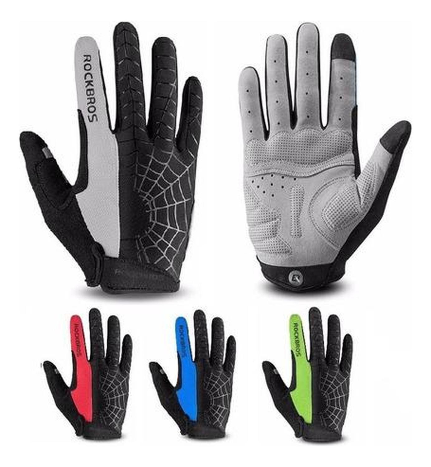 Guantes Rockbros Ciclismo Mtb Ruta Dedo Largo Bicicleta-6