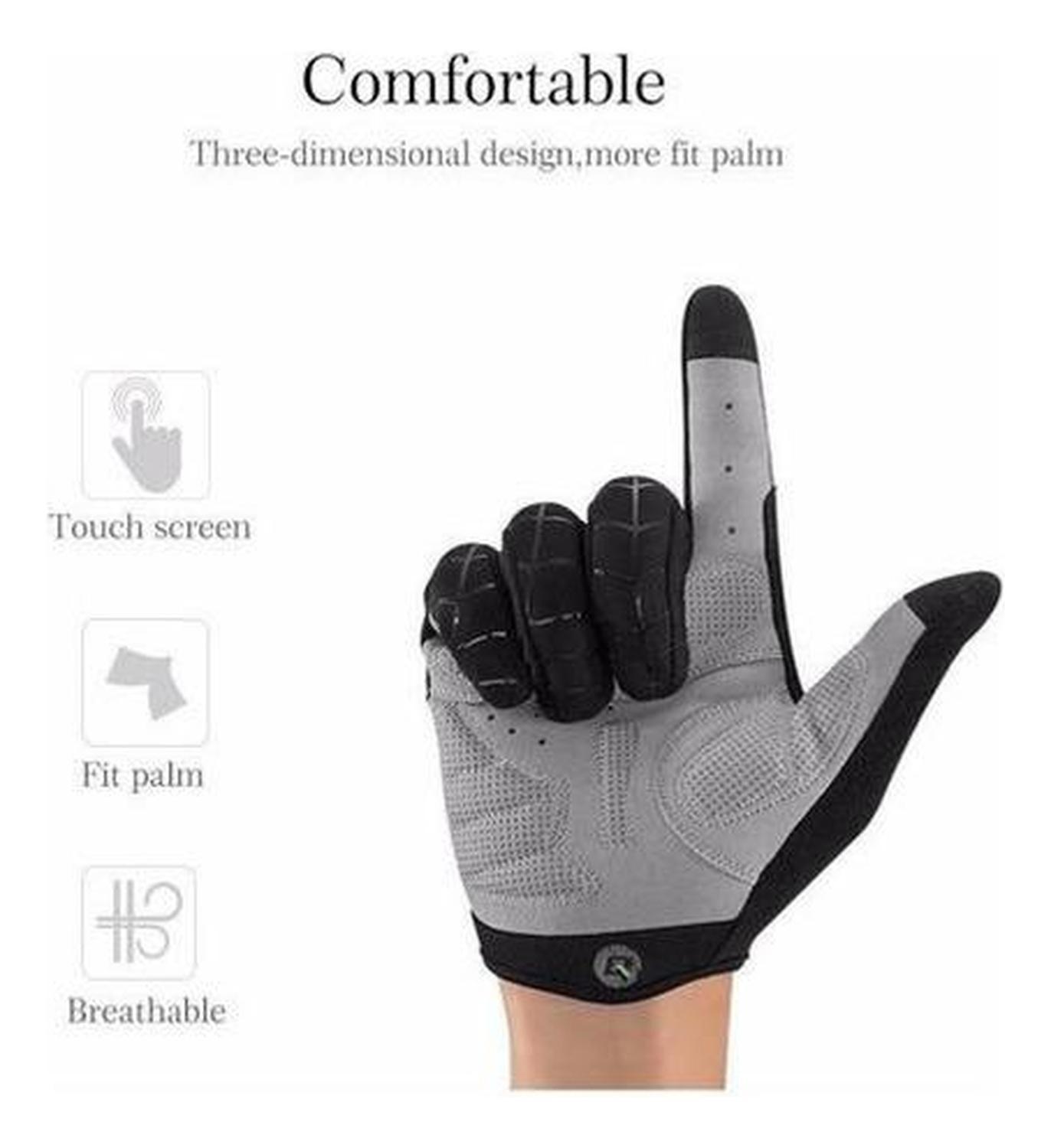 Guantes Rockbros Ciclismo Mtb Ruta Dedo Largo Bicicleta-8