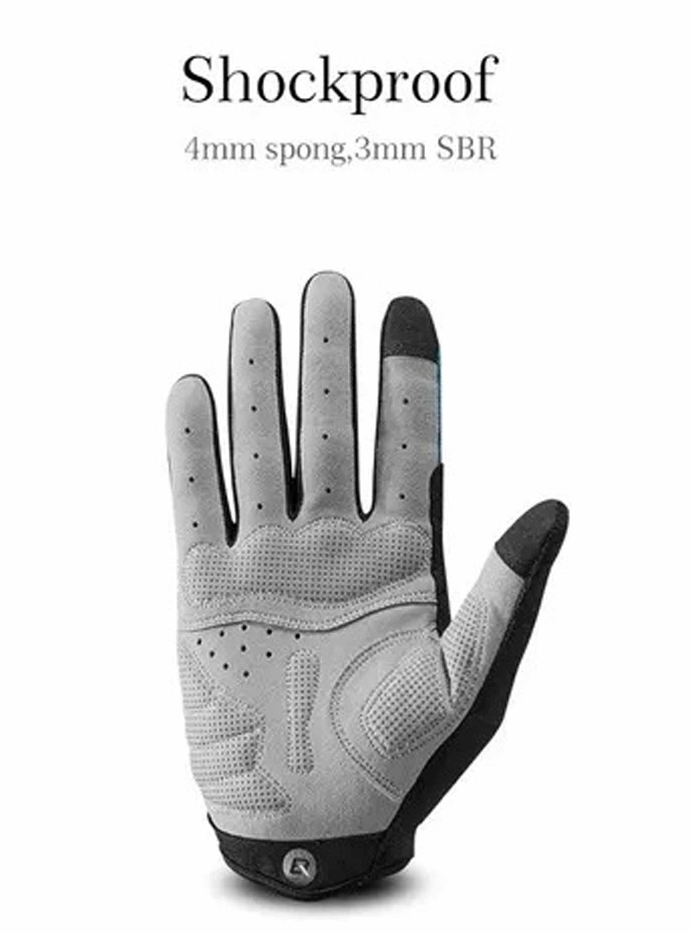 Guantes Rockbros Ciclismo Mtb Ruta Dedo Largo Bicicleta-5
