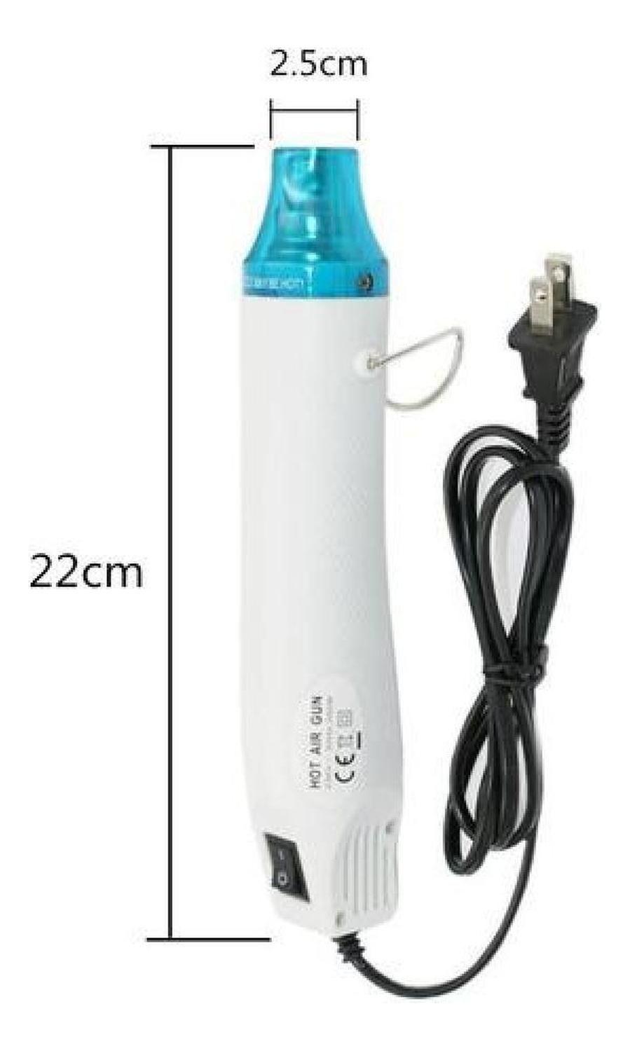 Pistola De Calor Soplador Aire Caliente 300w Bricolaje 200ºc Blanco-3