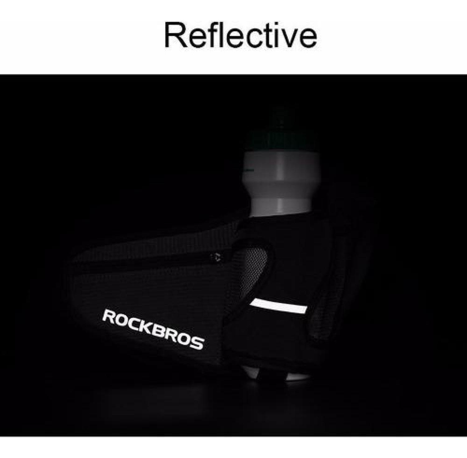 Banano Deportivo Rockbros Con Porta Botella, Outdoor Running Negro-2