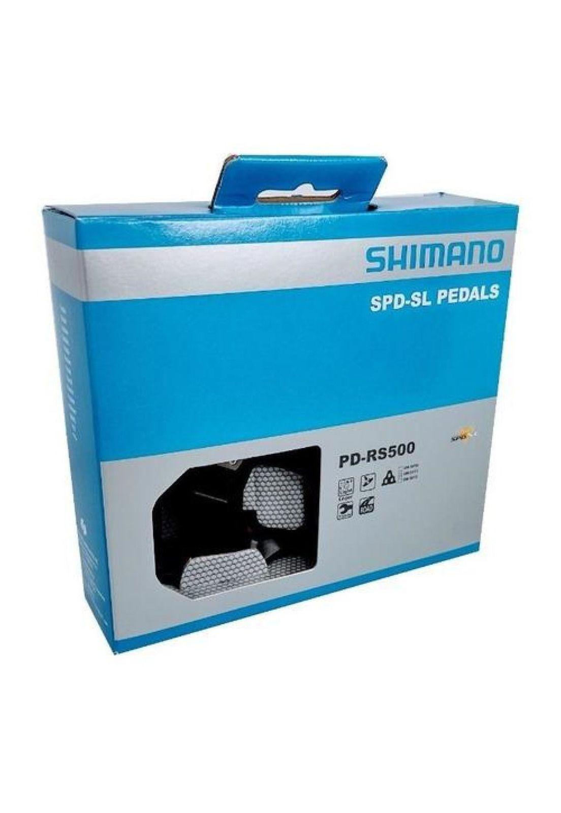 Pedales De Ruta Shimano Pd-rs500 Original + Calas-5