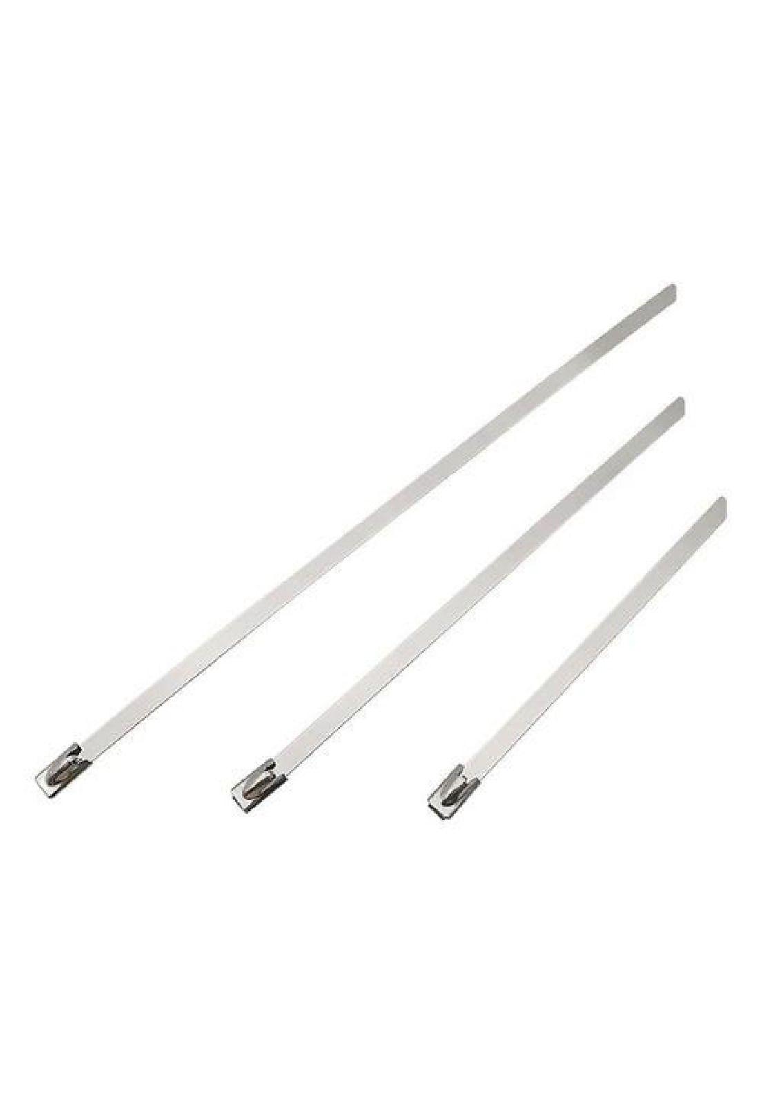 100 Flejes Metálicos C/ Hebilla Seguridad 4.6 X 200mm Zuncho-2