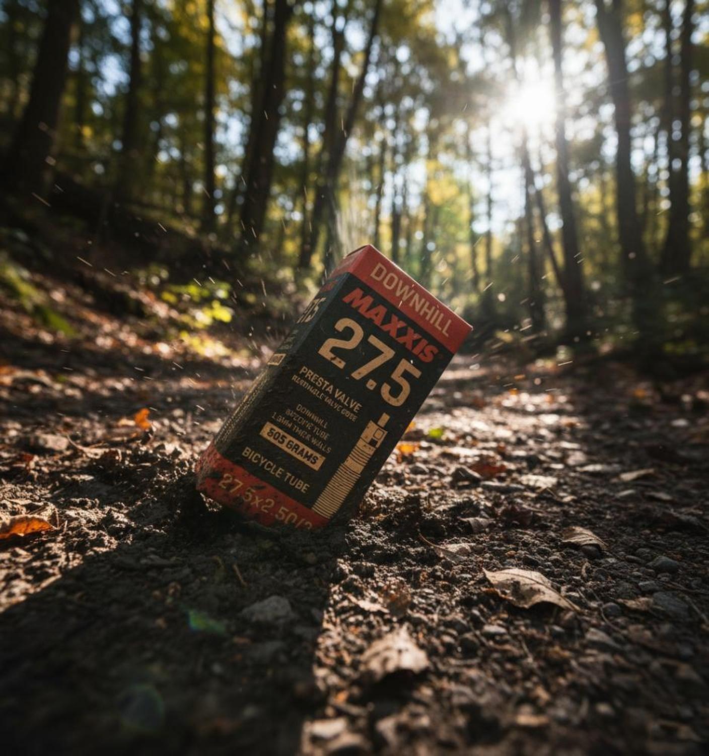 Cámara Maxxis Downhill 27.5×2.5-3.0 1.5mm Válvula Francesa Negro-4