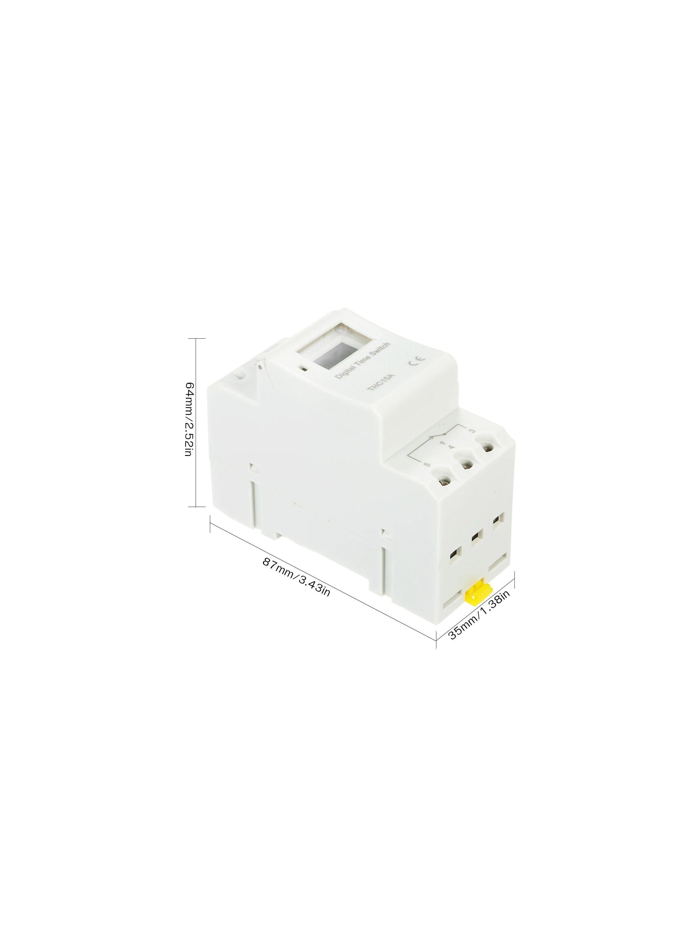 Timer Din Automático Programable Digital Temporizador 220v-3