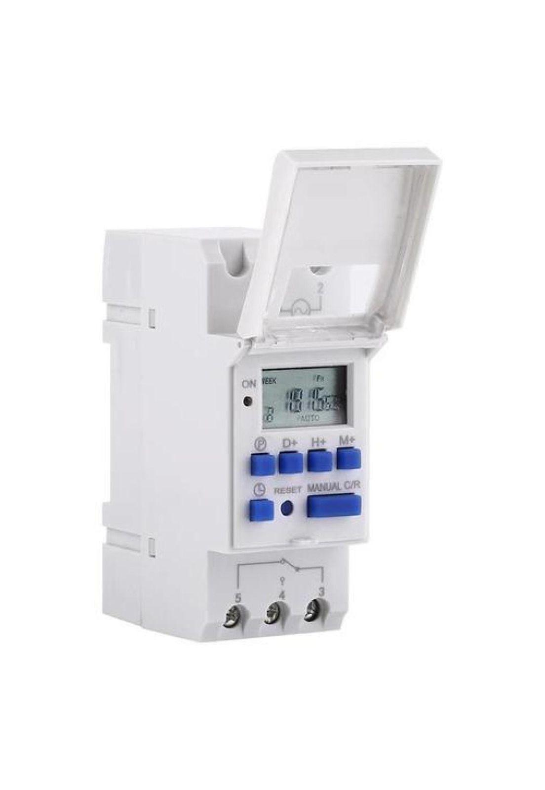 Timer Din Automático Programable Digital Temporizador 220v-0