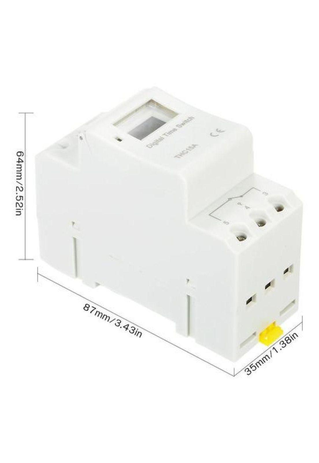 Timer Din Automático Programable Digital Temporizador 220v-6
