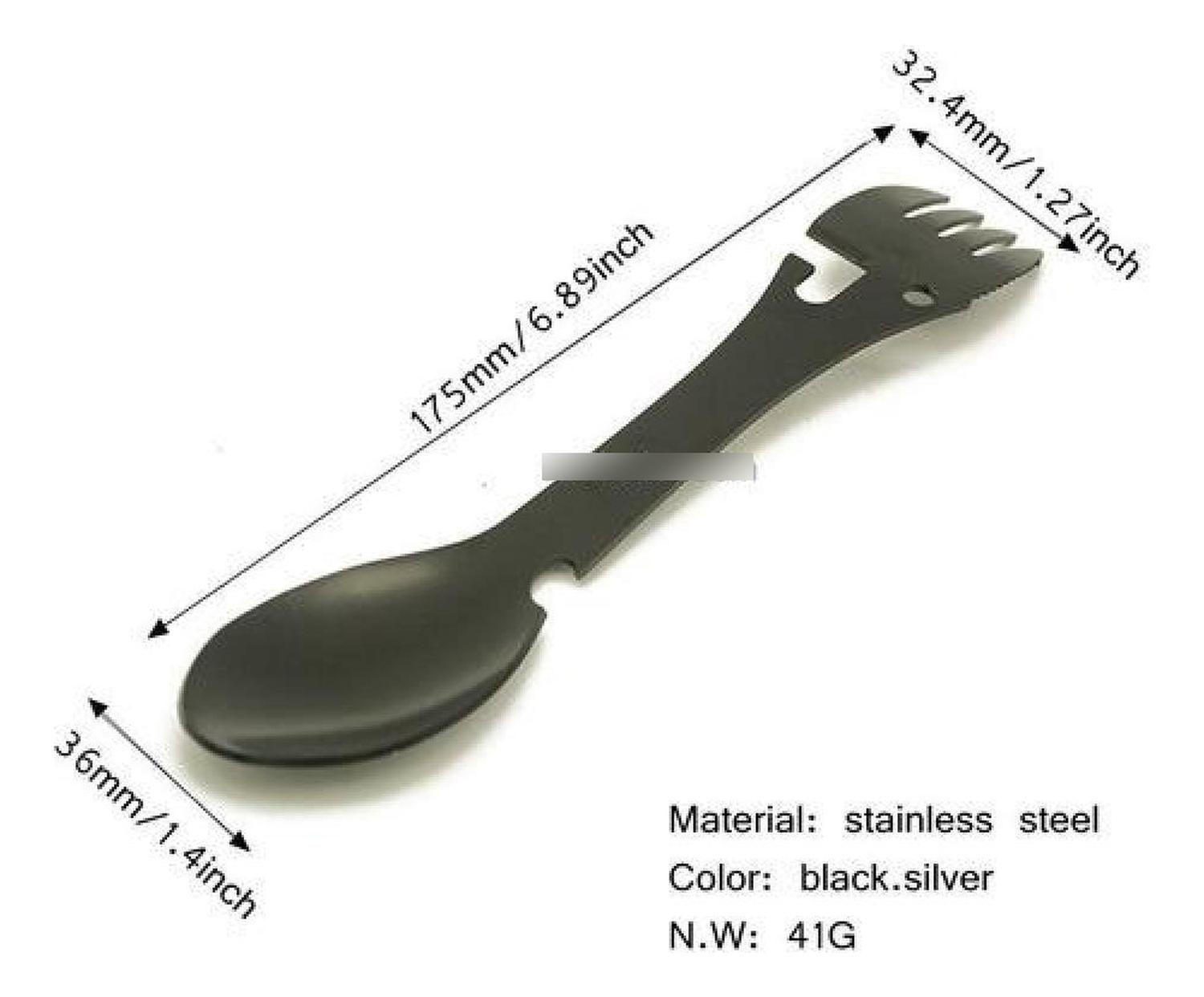 Cuchara Tenedor Cuchillo Utensilio Montañismo Camping Otro-3