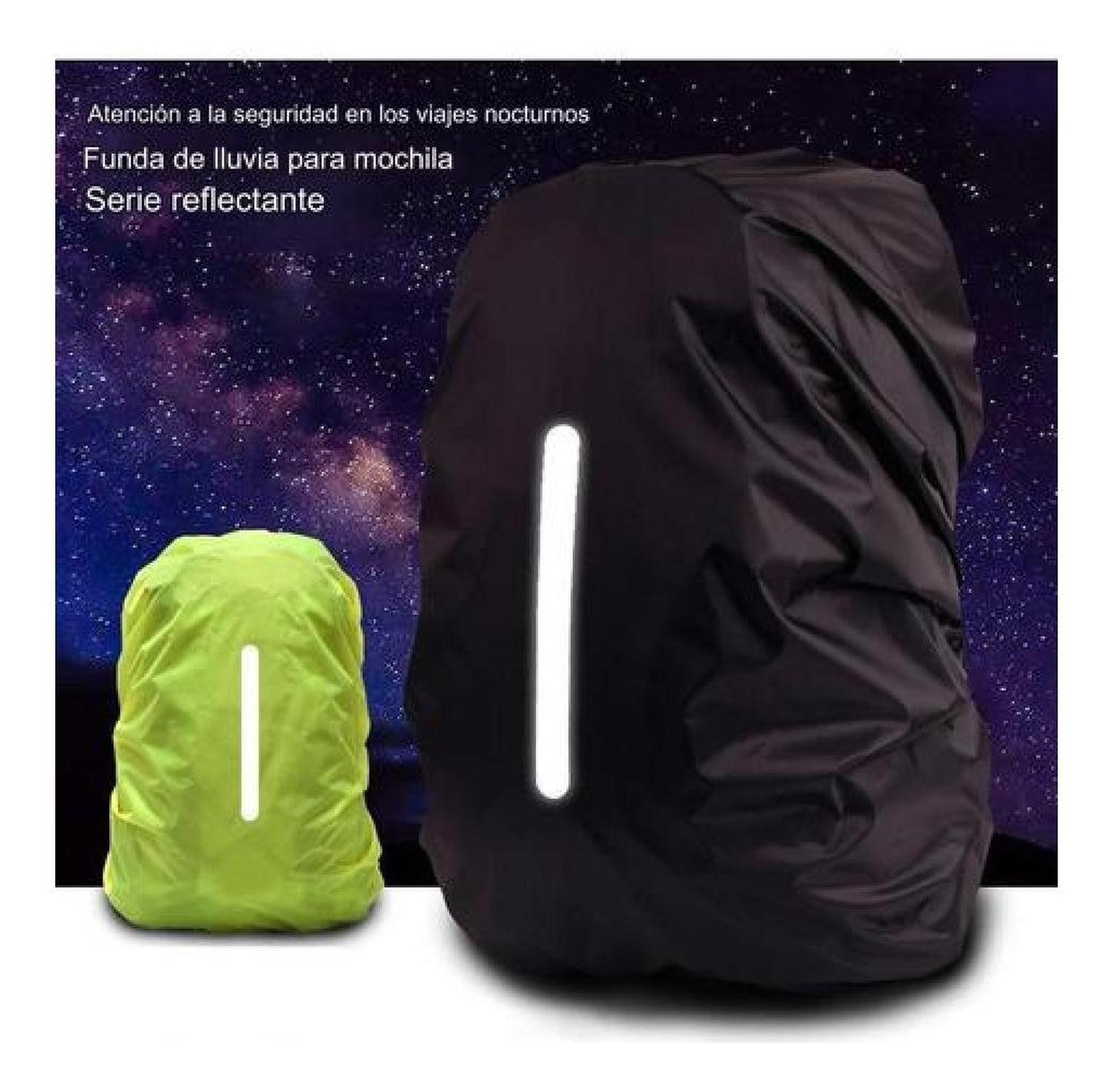 Funda Cubre Mochila Impermeable Reflectante 8-17 Litros-2