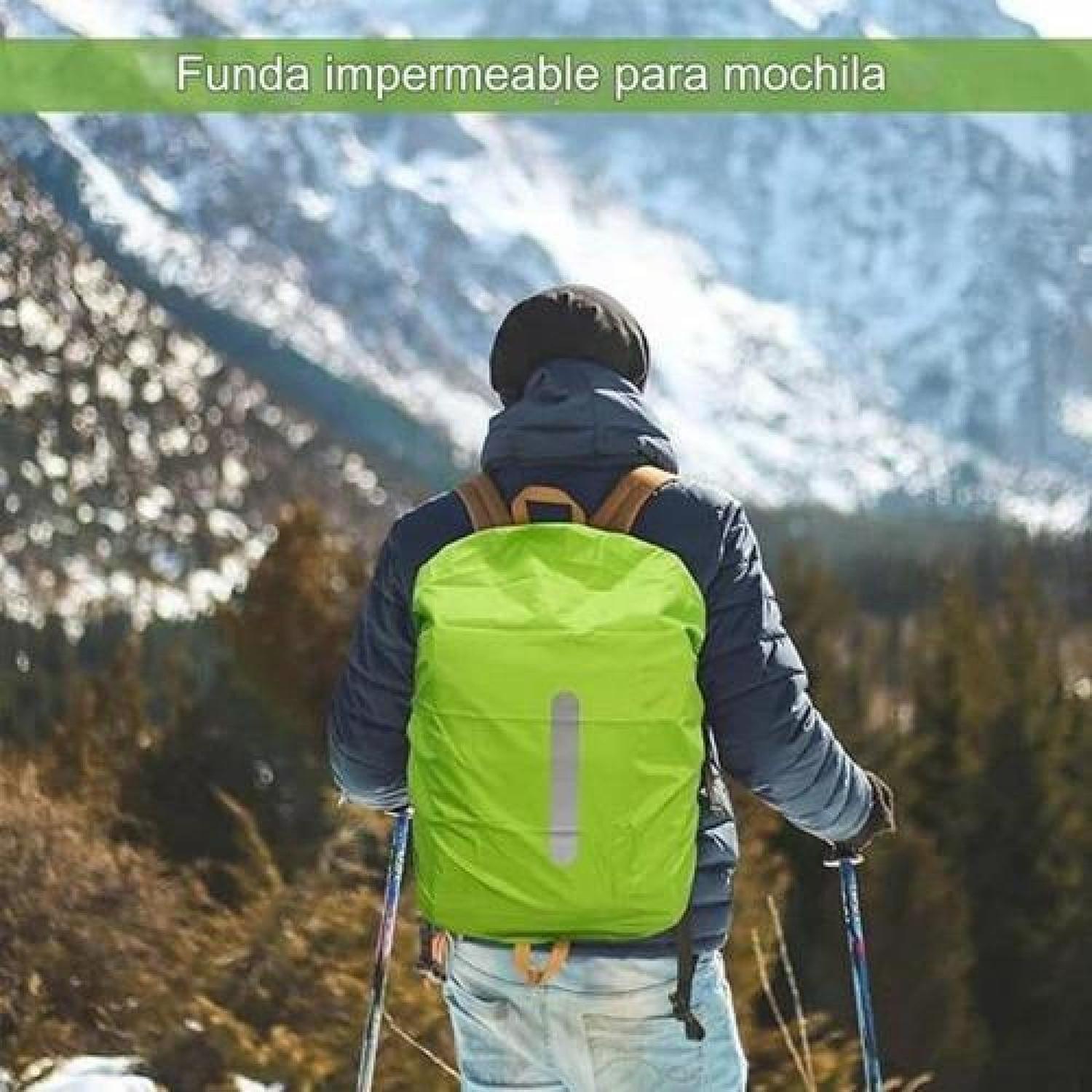 Funda Cubre Mochila Impermeable Reflectante 8-17 Litros-3