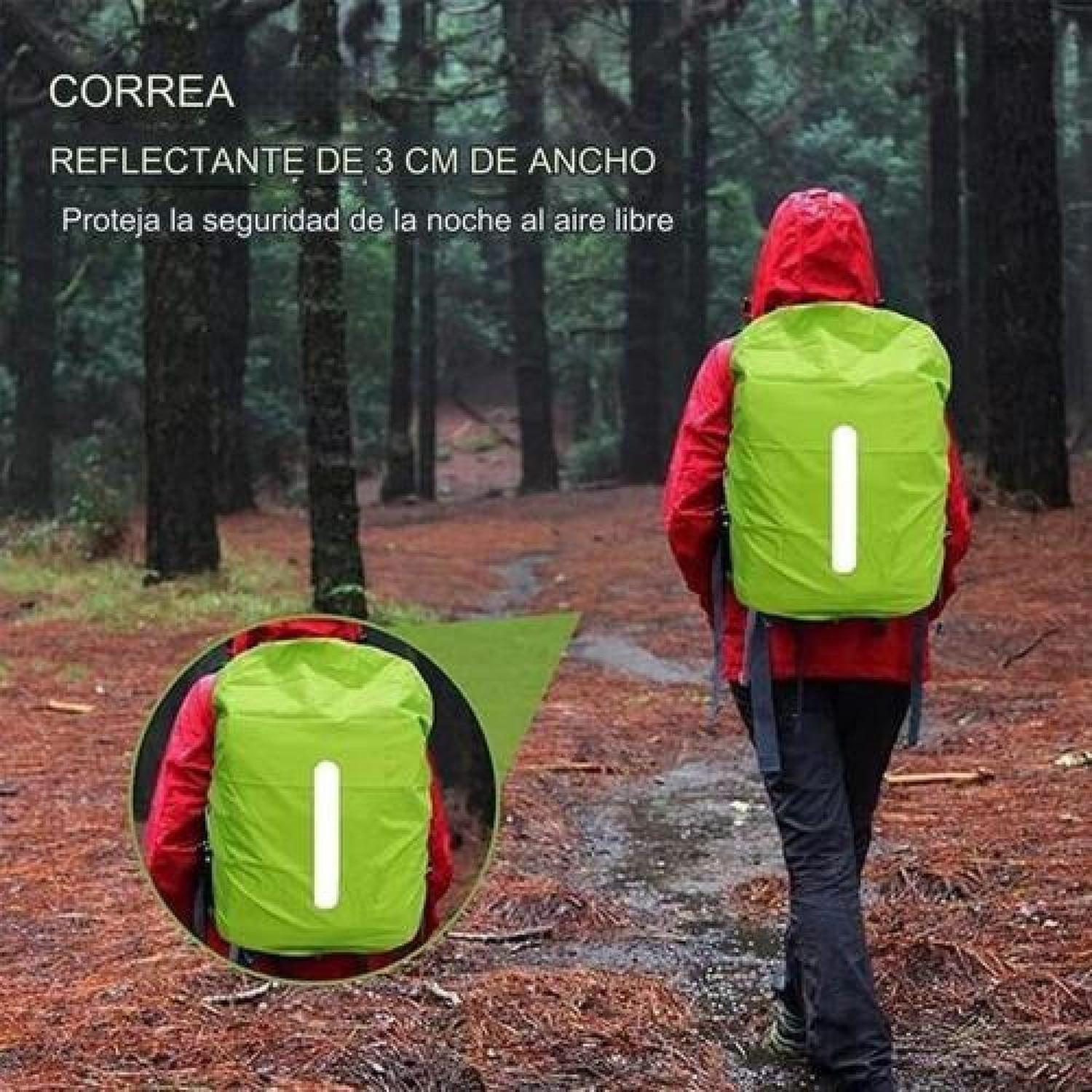 Funda Cubre Mochila Impermeable Reflectante 8-17 Litros-4