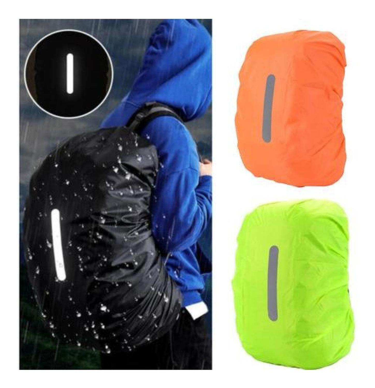 Funda Cubre Mochila Impermeable Reflectante 8-17 Litros-7