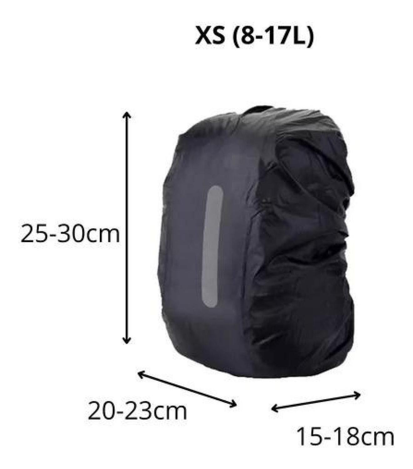 Funda Cubre Mochila Impermeable Reflectante 8-17 Litros-8