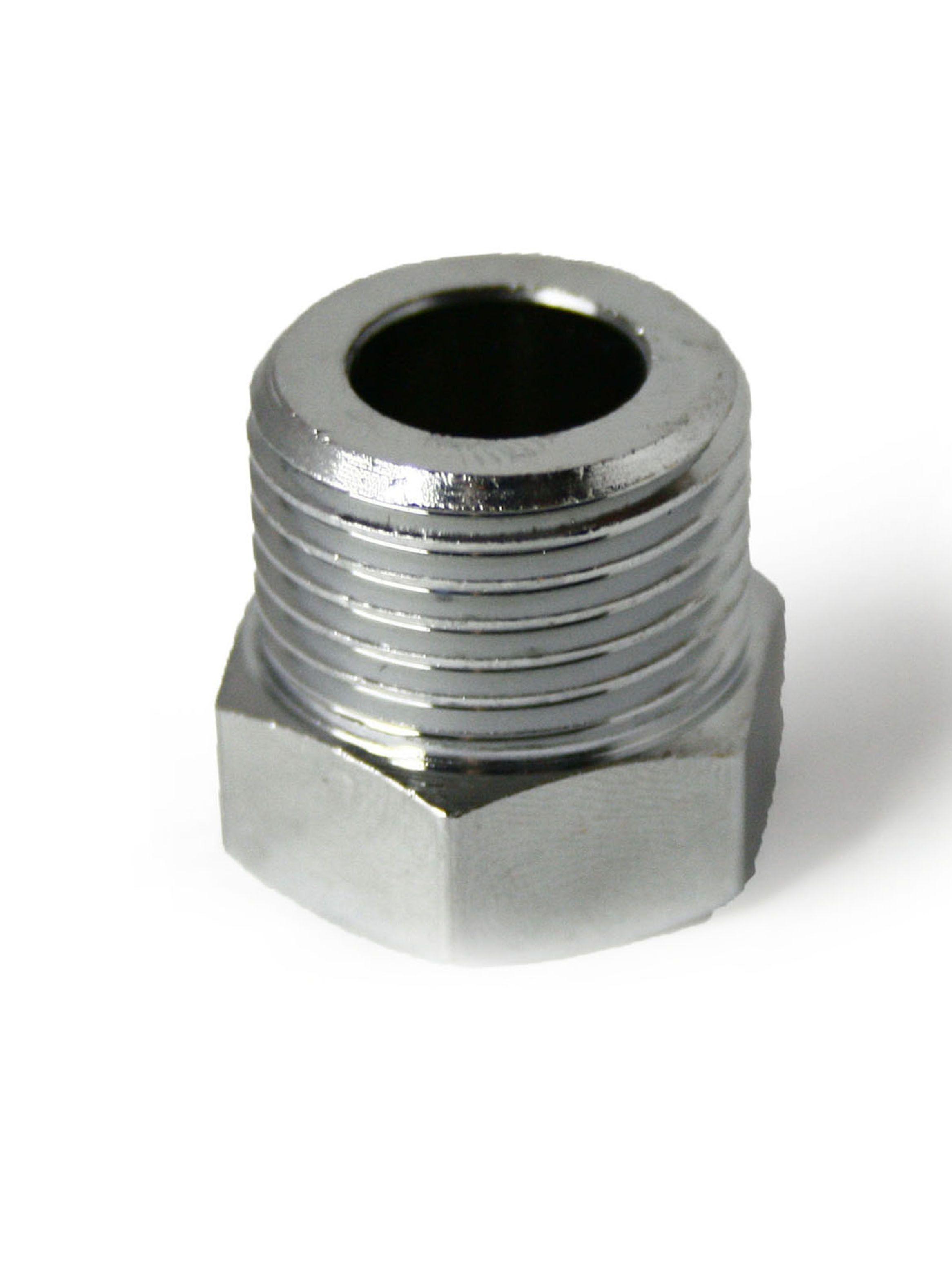 Adaptador Llave Niple Macho Hermbra Conector Hi 3/8 - He 1/2-3